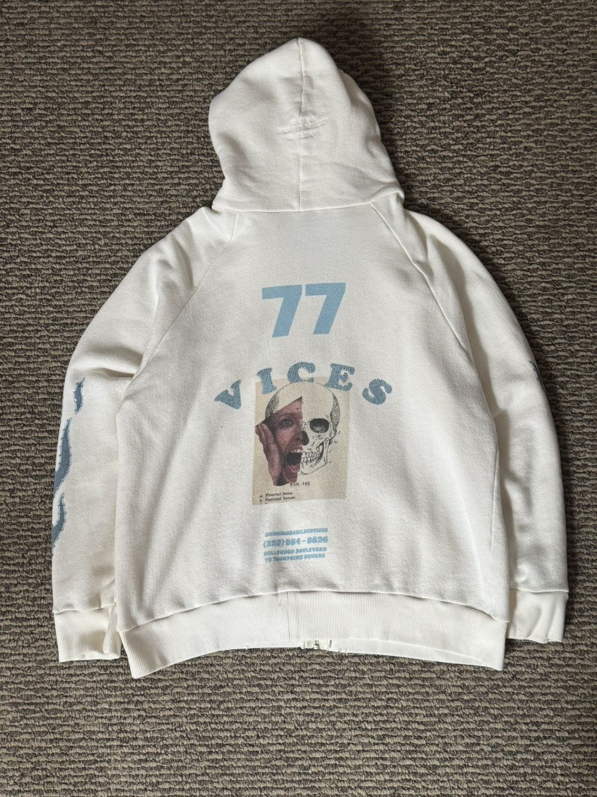 Helder Vices Gianni Mora “Helder Vices” Flame Hoodie Size US XL / EU 56 / 4 - 3 Thumbnail