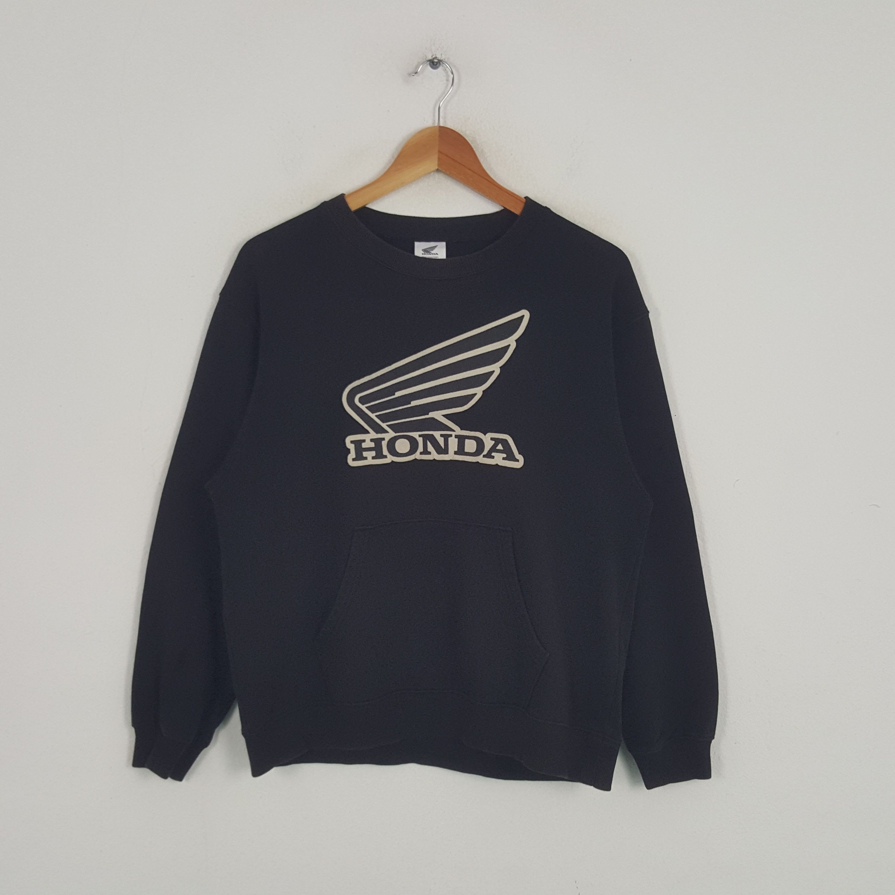 Japanese Brand × Vintage Vintage GU X HONDA Racing Team Japanese Logo Sweatshirt Size US M / EU 48-50 / 2 - 1 Thumbnail