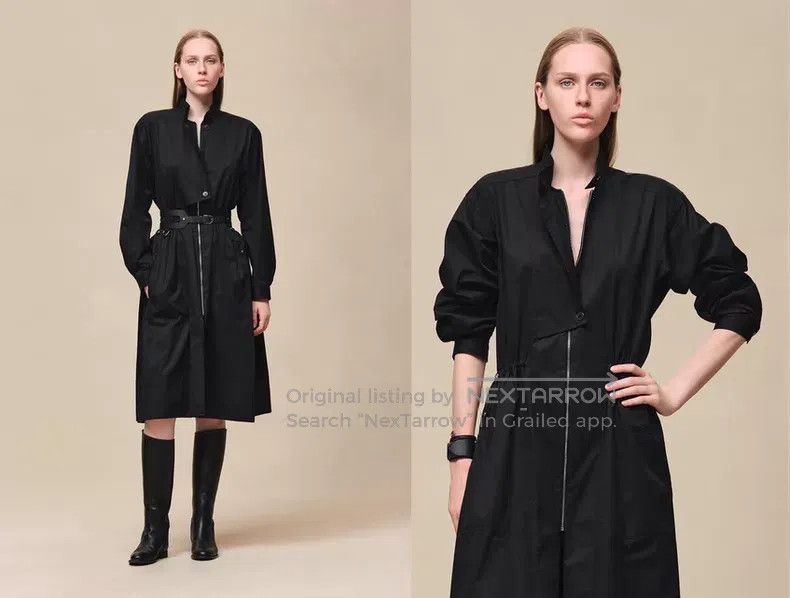 Hermes Hermes 26 Model Drawstring Dress Can Be Worn as a Trench C Size XS / US 0-2 / IT 36-38 - 6 Thumbnail