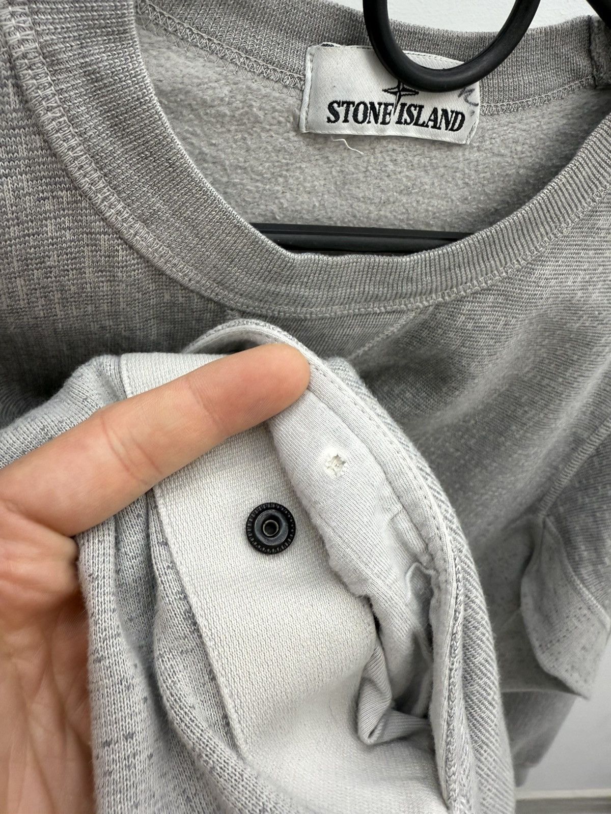 Stone Island Stone Island Crewneck Pocket Cotton Sweatshirt Size US S / EU 44-46 / 1 - 3 Thumbnail