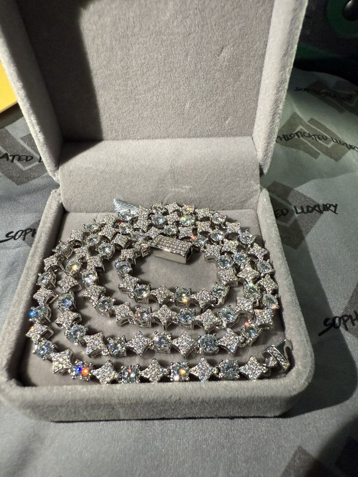 Other Chain Asscher Cut Link Size ONE SIZE - 5 Thumbnail