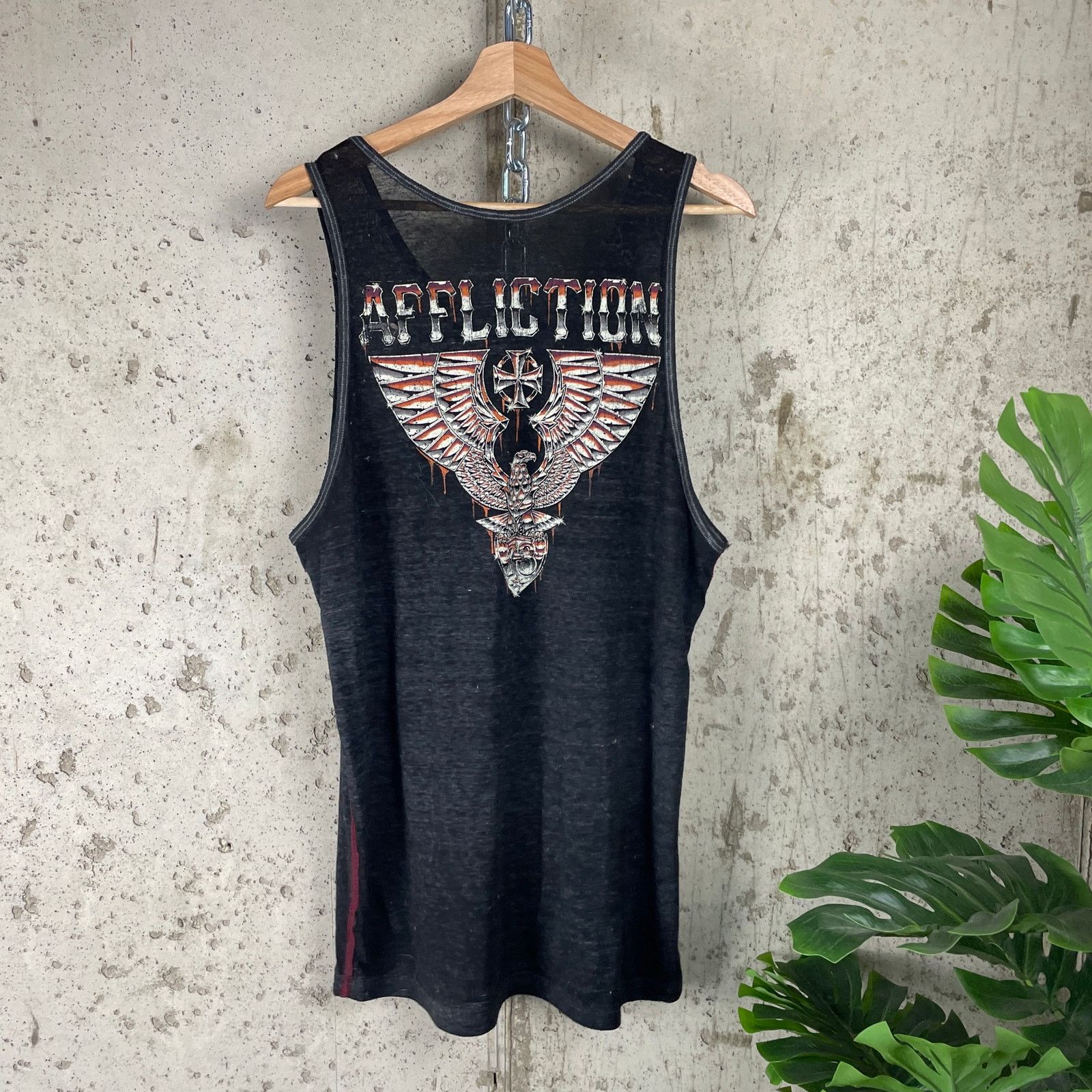 Affliction M Y2K Affliction Live Fast American Customs Thin Summer Tank Size US M / EU 48-50 / 2 - 4 Thumbnail