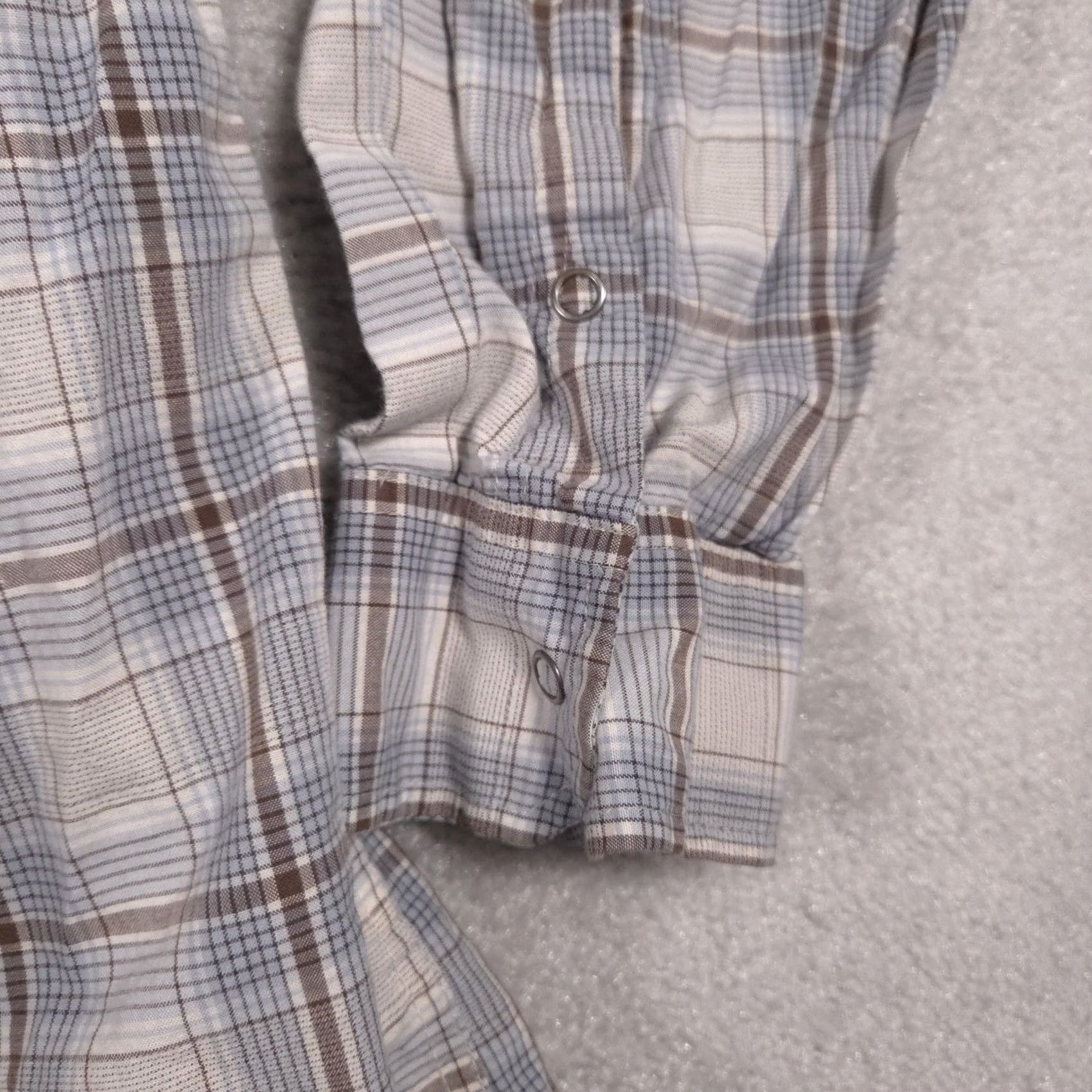 Timberland Timberland Shirt Mens 2XL XXL Blue Brown Plaid Button Up Long Sleeve Outdoor Size US XXL / EU 58 / 5 - 5 Thumbnail