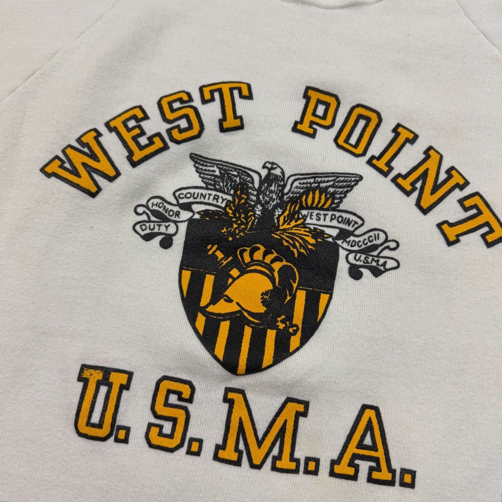 Jerzees VINTAGE Jerzees US Military Sweatshirt Mens Adults M White Navy Marine USMC Academy Jerzees USA Crew Neck Long Sleeve Fleece Graphic Print Pullover Size US M / EU 48-50 / 2 - 2 Thumbnail