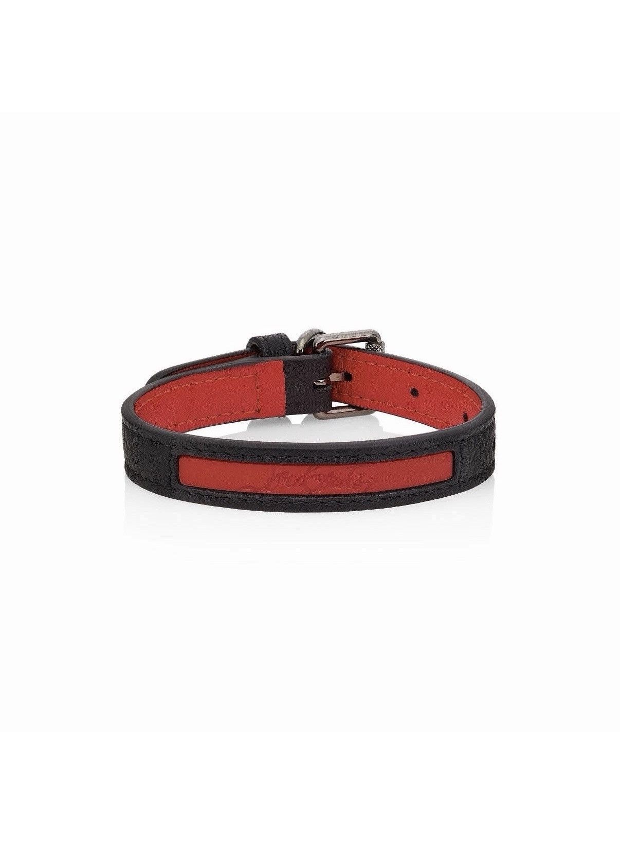 Christian Louboutin Louboutin Loubicollar Leather Dog Collar Black Medium Size ONE SIZE - 1 Thumbnail