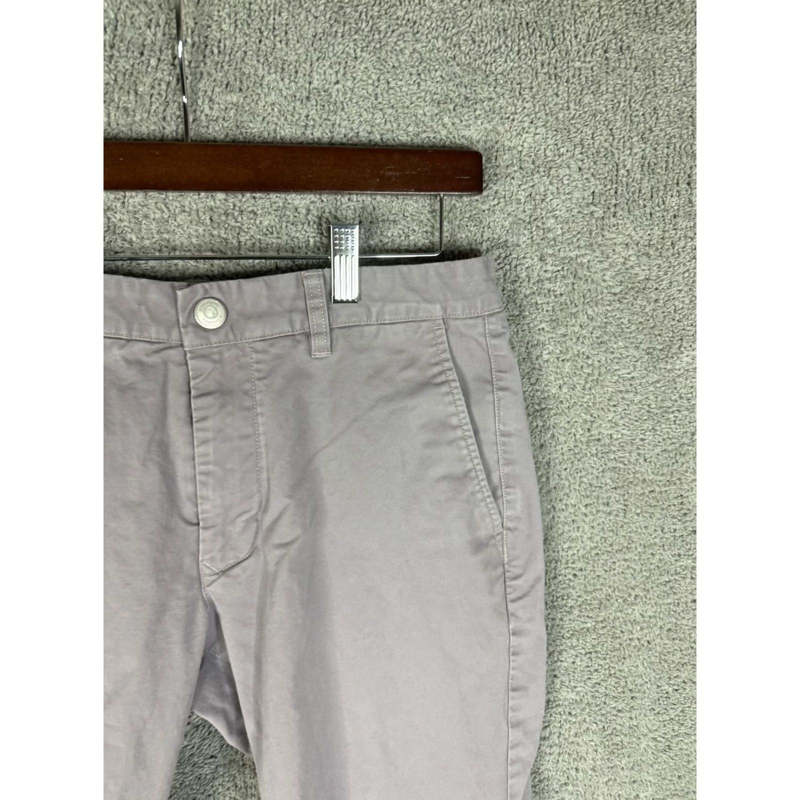 Bonobos Bonobos Pants Mens 31x32 Purple Stretch Chino Slim Fit Casual Cotton Twill Pants Size US 31 - 3 Thumbnail