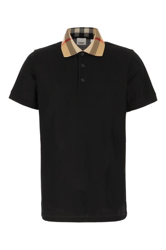 Burberry BURBERRY Men Polo Shirts 8071620 A1189 BLACK Size US L / EU 52-54 / 3 - 1 Thumbnail