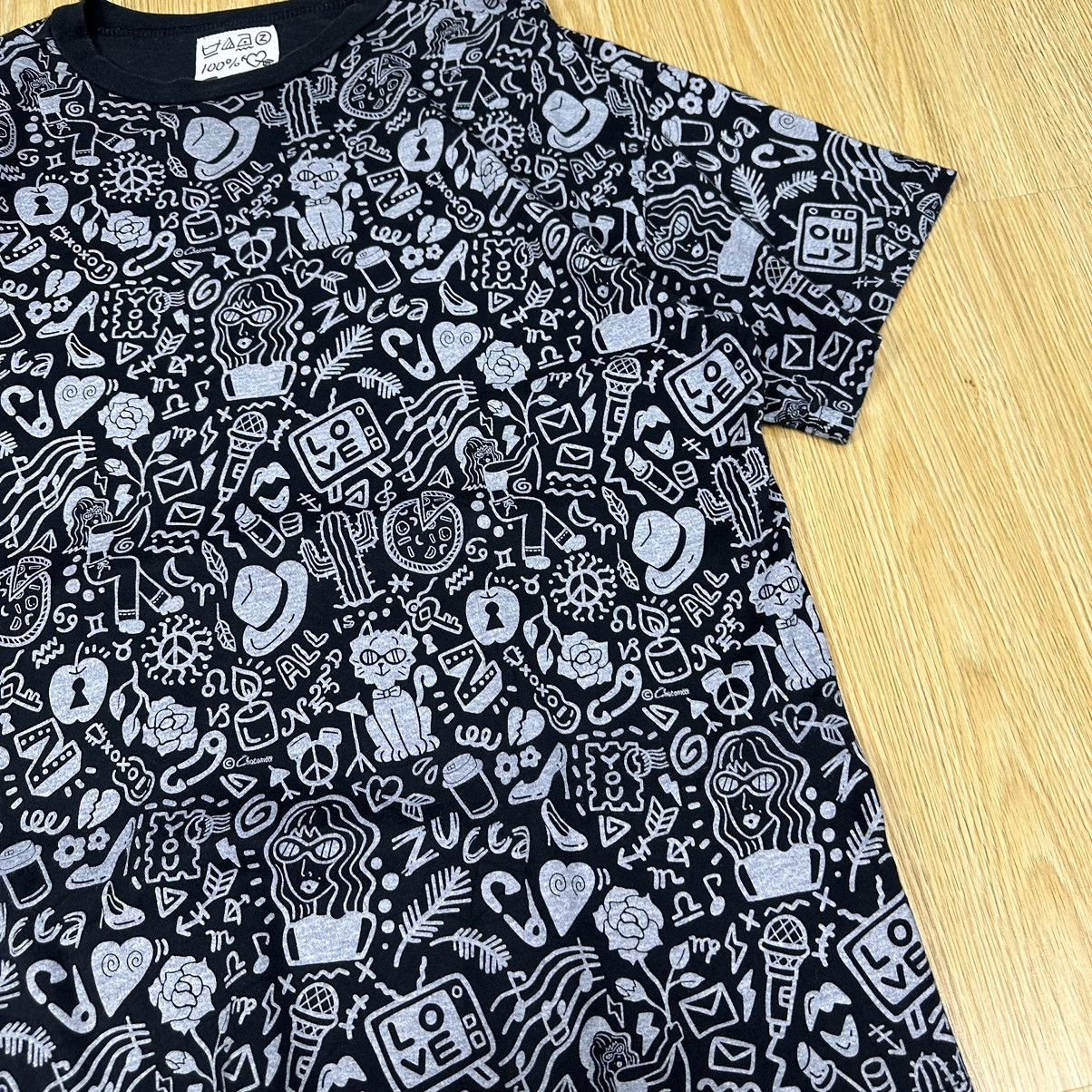 Issey Miyake Cabane de Zucca Issey Miyake Love Fullprint Tshirt A890 Size US M / EU 48-50 / 2 - 3 Thumbnail