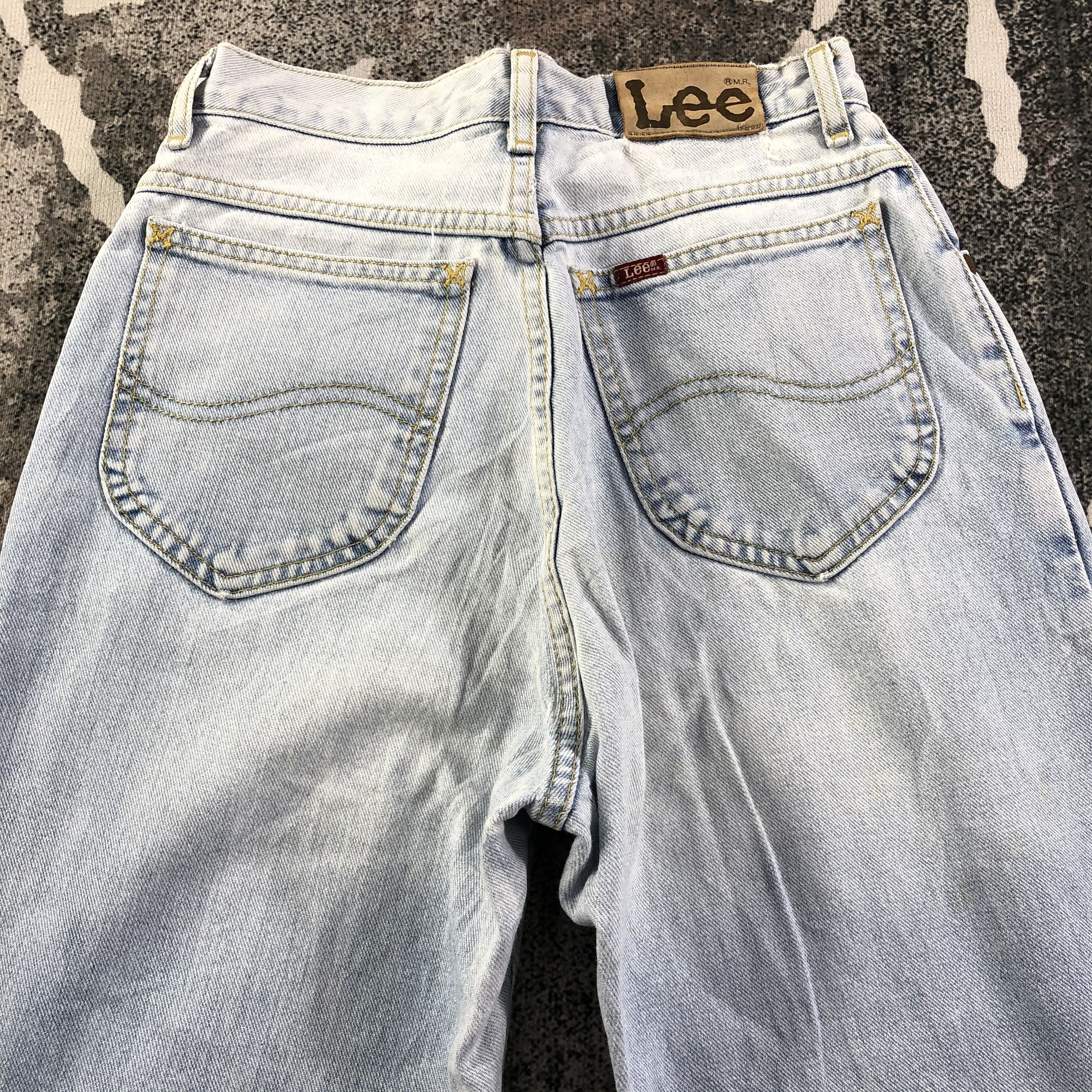 Lee Vintage Lee Jeans Medium Wash Denim KJ1630 Size 25" / US 0 / IT 36 - 4 Thumbnail