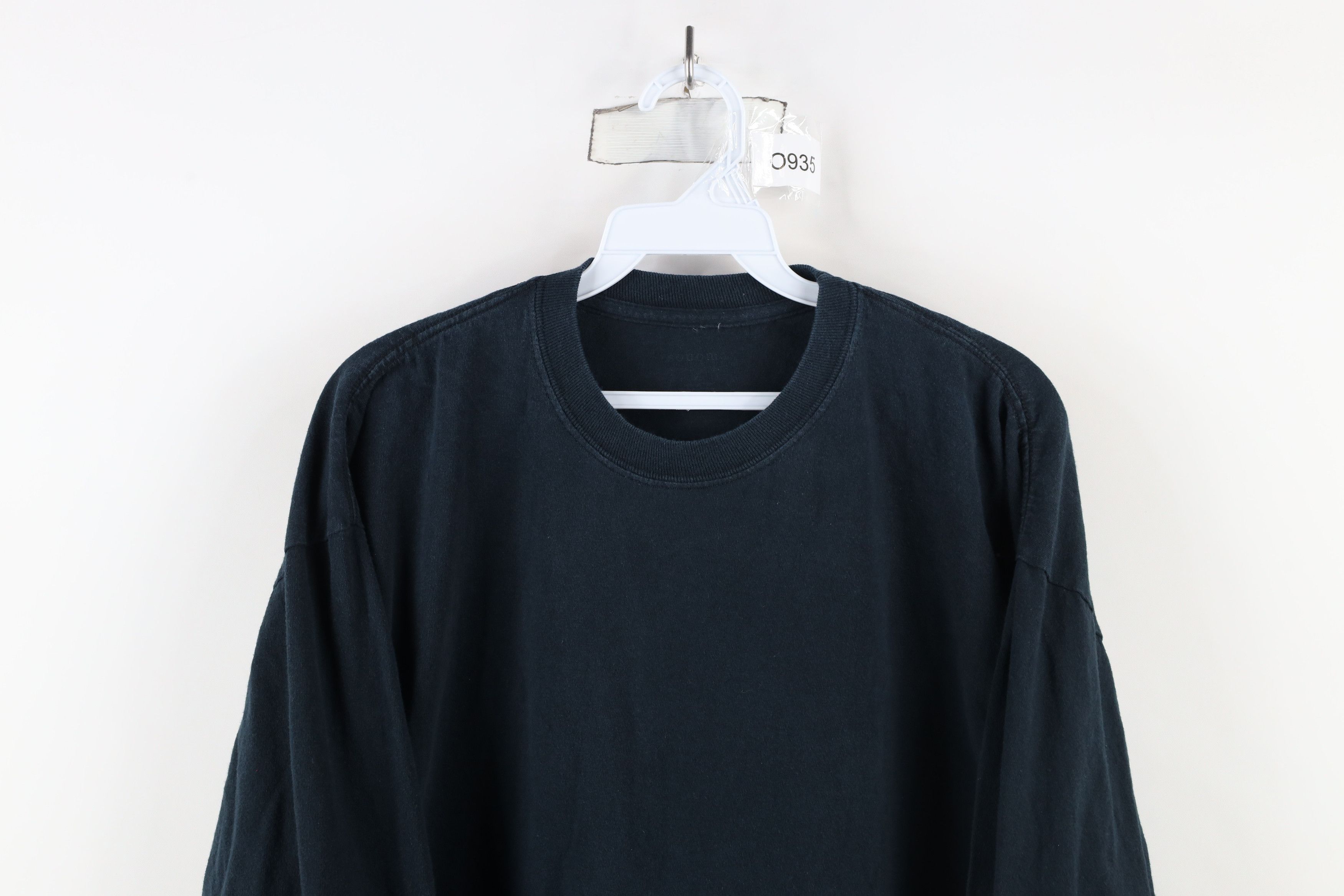 Vintage Vintage Y2K Streetwear Long Sleeve T-Shirt Black Cotton Size US XL / EU 56 / 4 - 2 Thumbnail