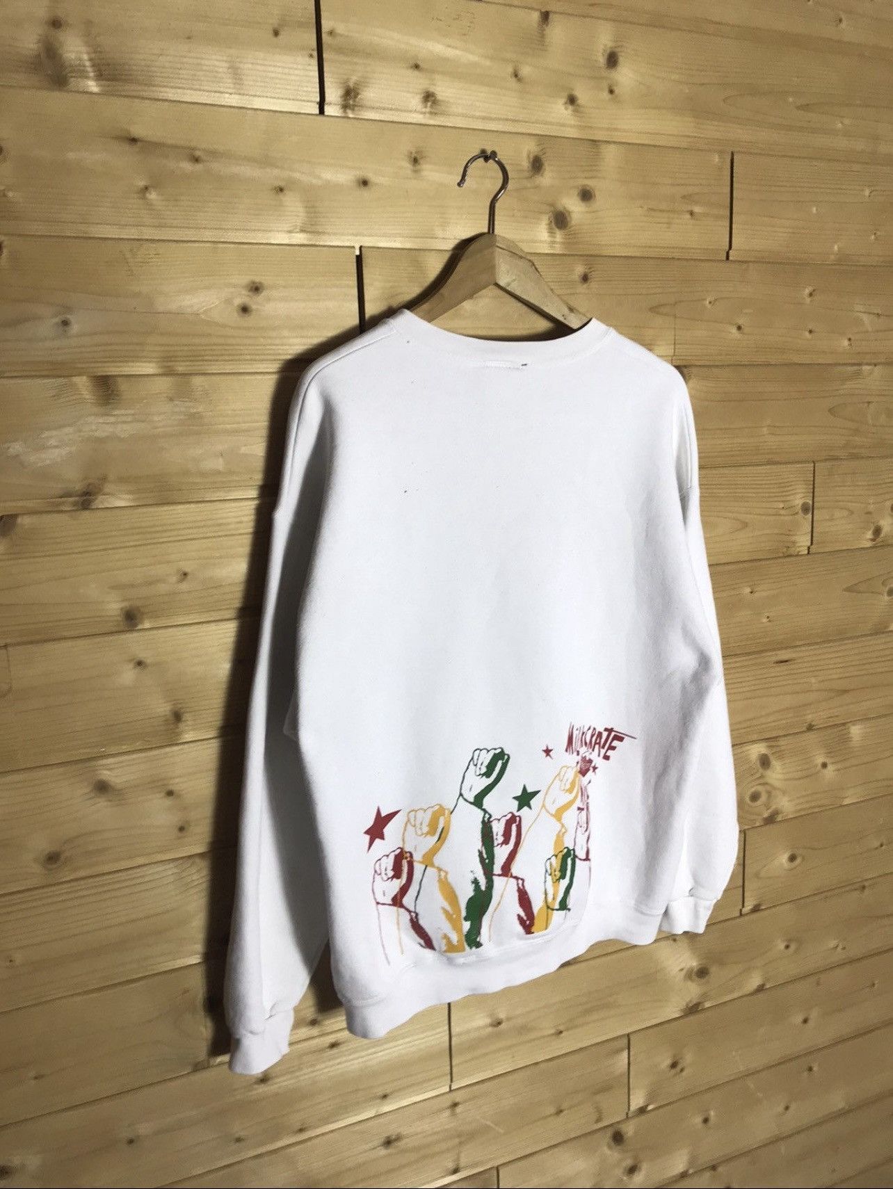 Milkcrate Athletics Rare Vintage Milkcrate Athletic NYC Rasta sweatshirt Size US L / EU 52-54 / 3 - 12 Thumbnail
