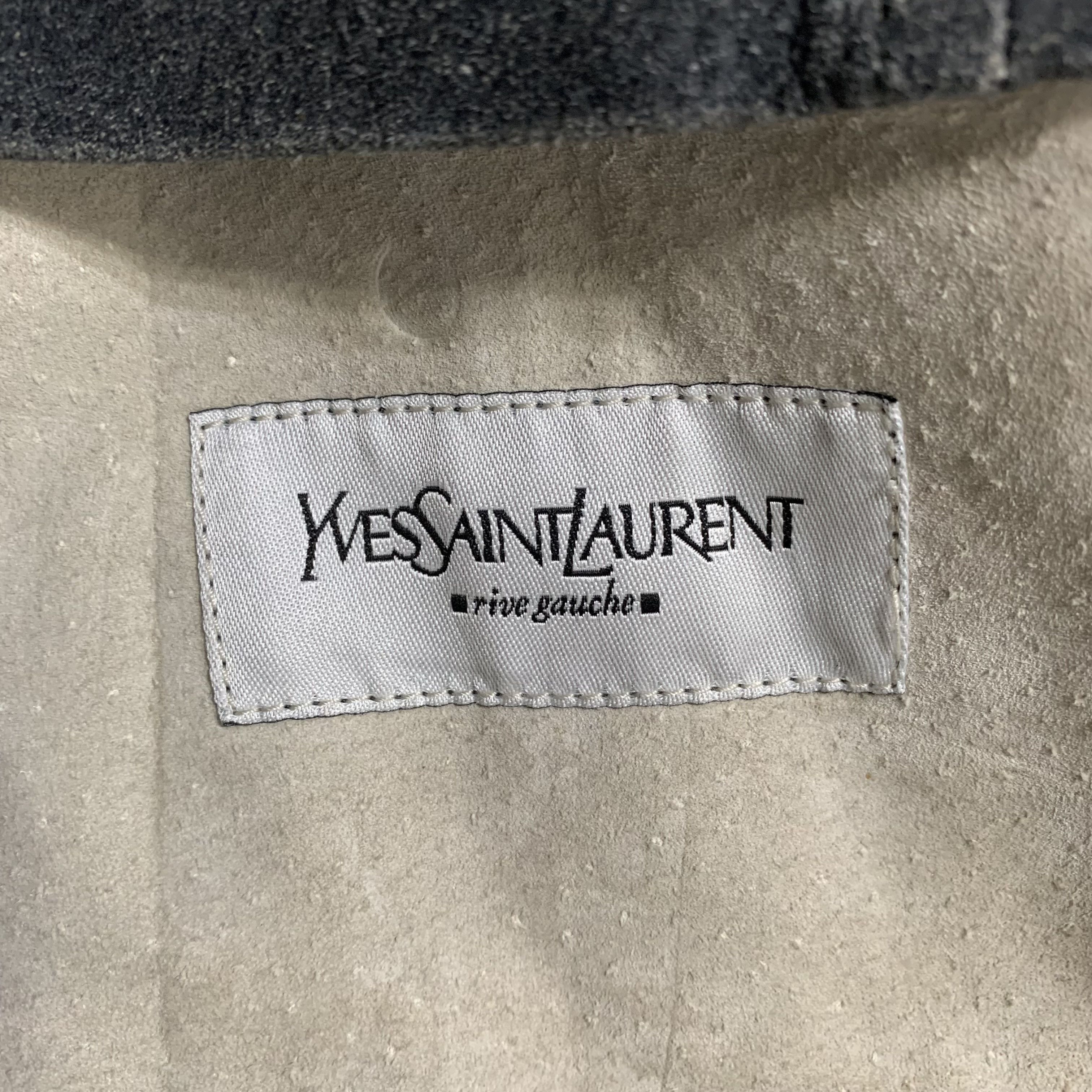 Yves Saint Laurent Yves Saint Laurent Leather Jacket Size US S / EU 44-46 / 1 - 11 Thumbnail