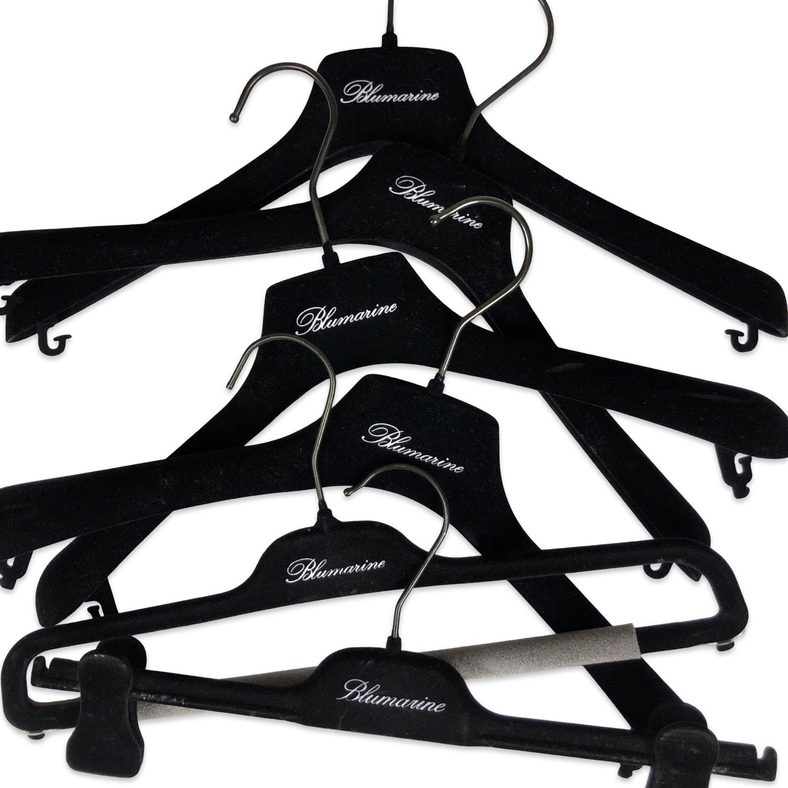 Blumarine Blumarine Logo Velour Hangers Size ONE SIZE - 5 Thumbnail