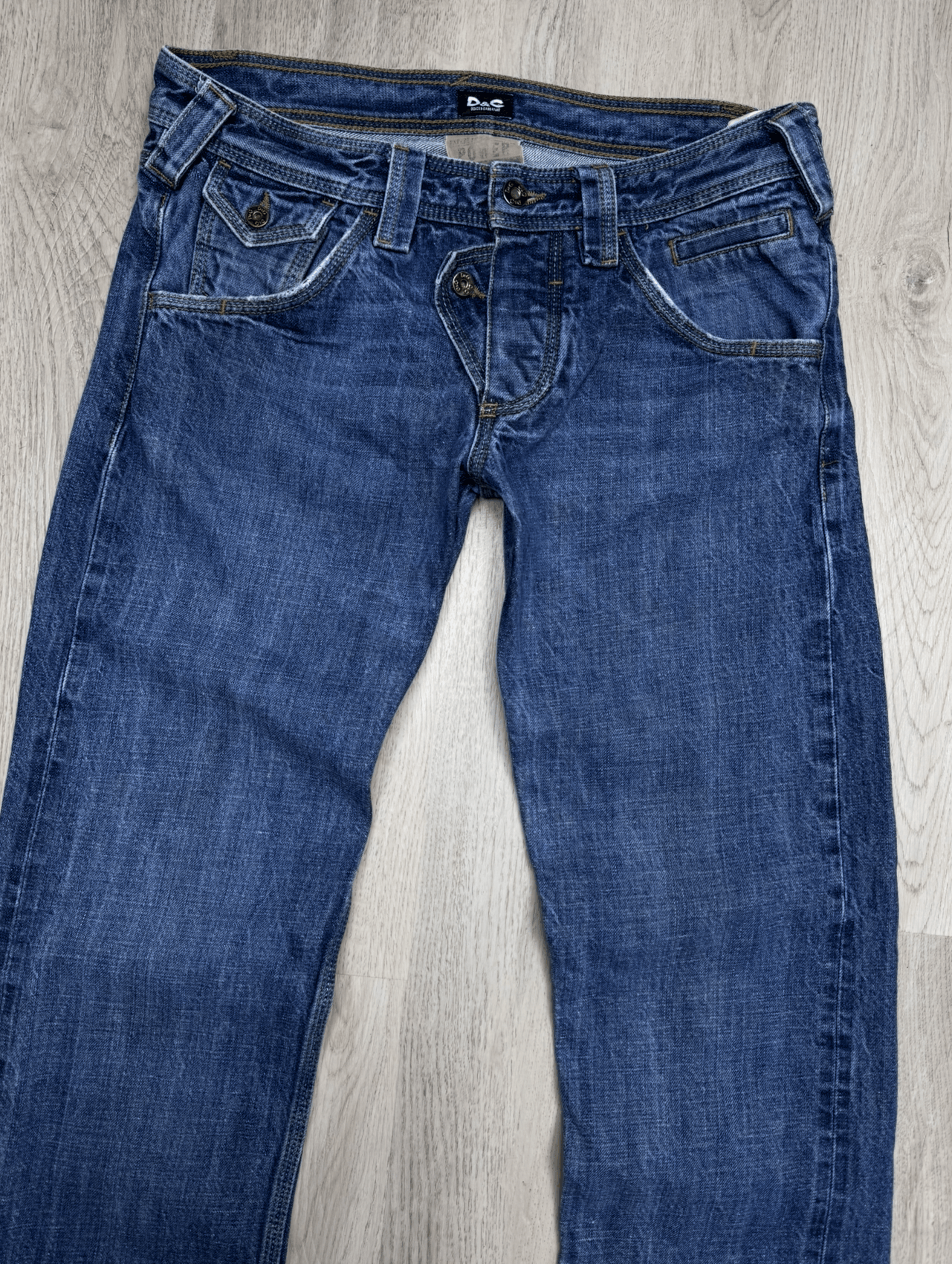 Dolce & Gabbana Dolce & Gabbana Vintage Womens Salvage Denim Pants Jeans Size 30" / US 8 / IT 44 - 2 Thumbnail