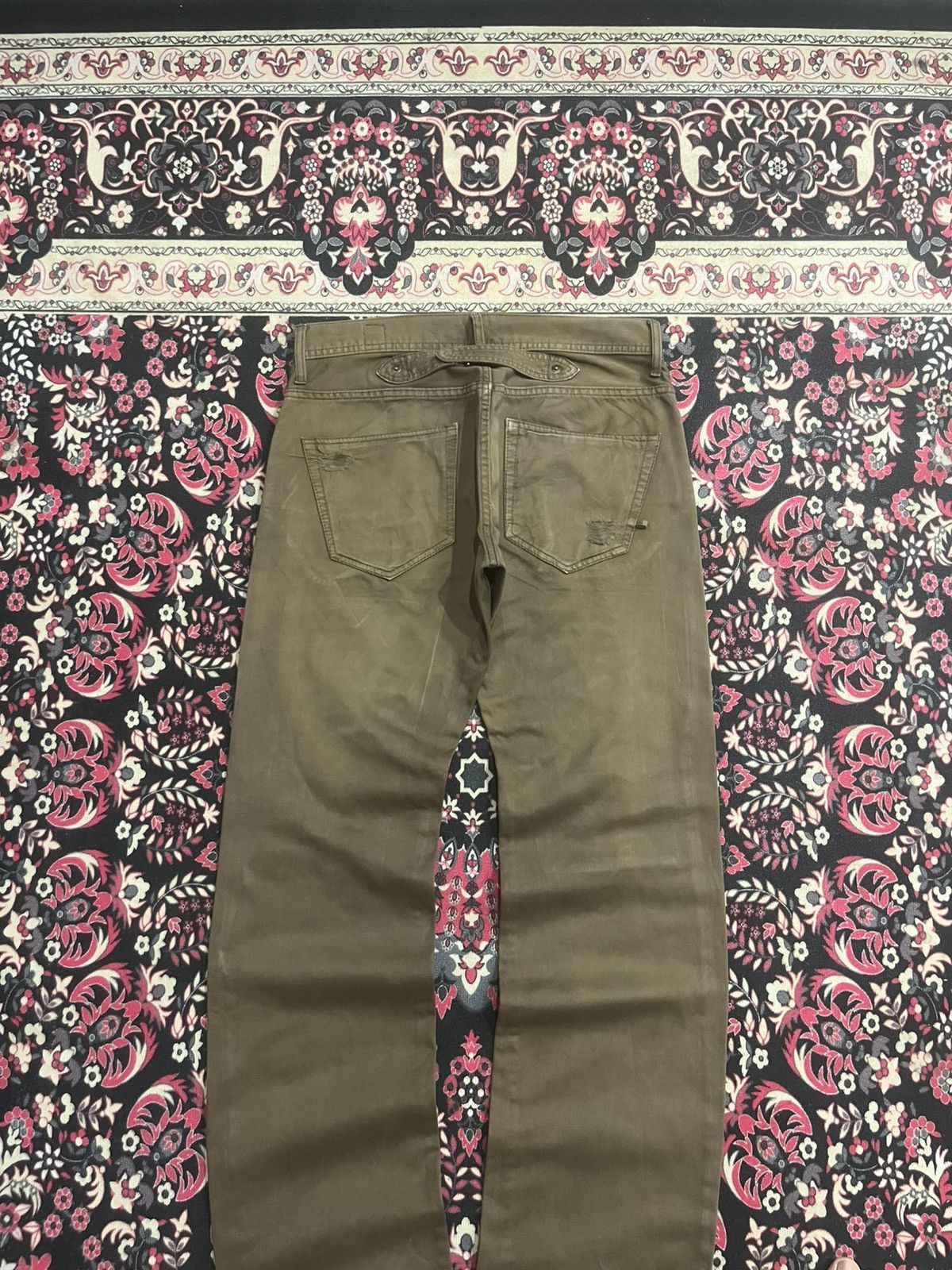 semanticdesign Vintage Japanese Semantic Design Brown Wash Distressed Pants Size US 30 / EU 46 - 5 Thumbnail
