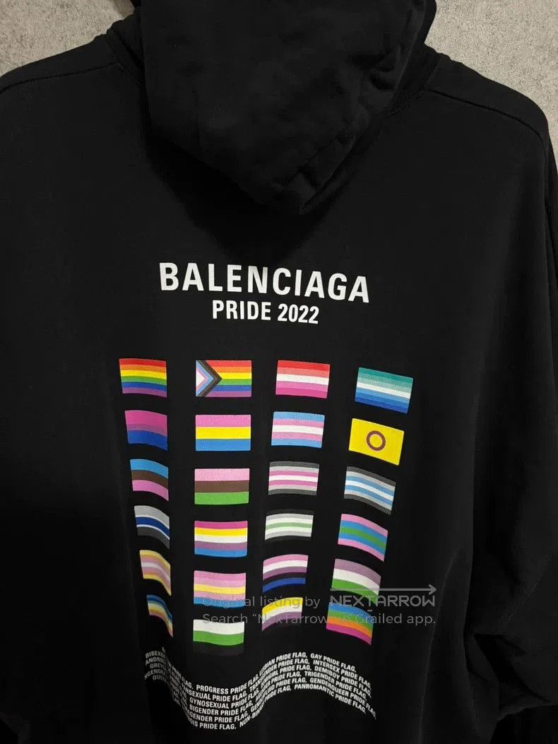 Balenciaga Balenciaga Double Figure Logo Print Hoodie. Size US XL / EU 56 / 4 - 7 Thumbnail