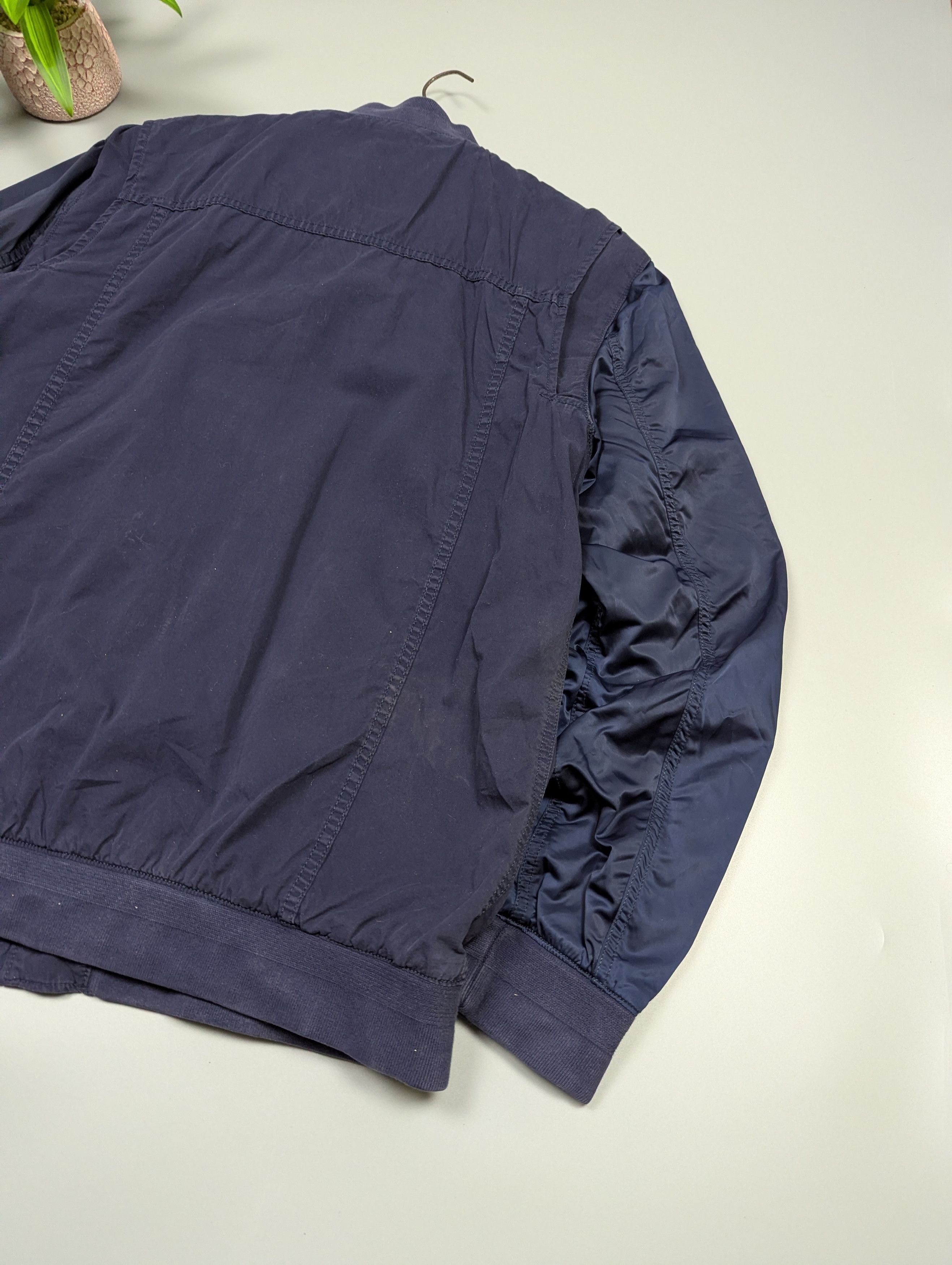 Wrangler Wrangler Vintage Style Navy Bomber Jacket Lightweight Cotton Size US XXL / EU 58 / 5 - 19 Thumbnail