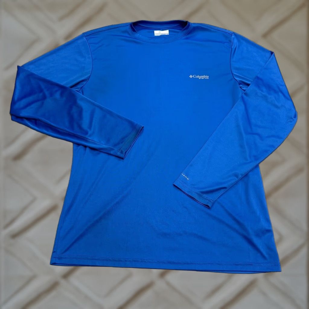 Vintage Columbia Tidal Shirt Mens Small Blue Long Sleeve Crew Neck PFG Omni-Shade All Seasons Breathable UPF 50 Sun Protection Fishing Hiking Size US S / EU 44-46 / 1 - 1 Thumbnail