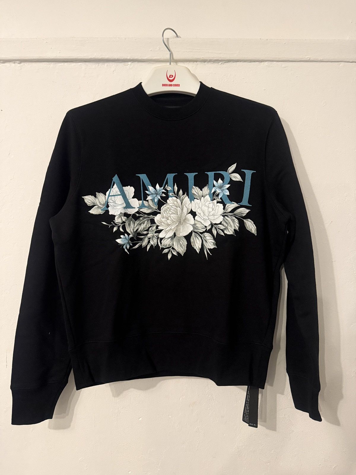Amiri AMIRI Floral Logo Graphic Sweatshirt XS Size US XS / EU 42 / 0 - 3 Thumbnail