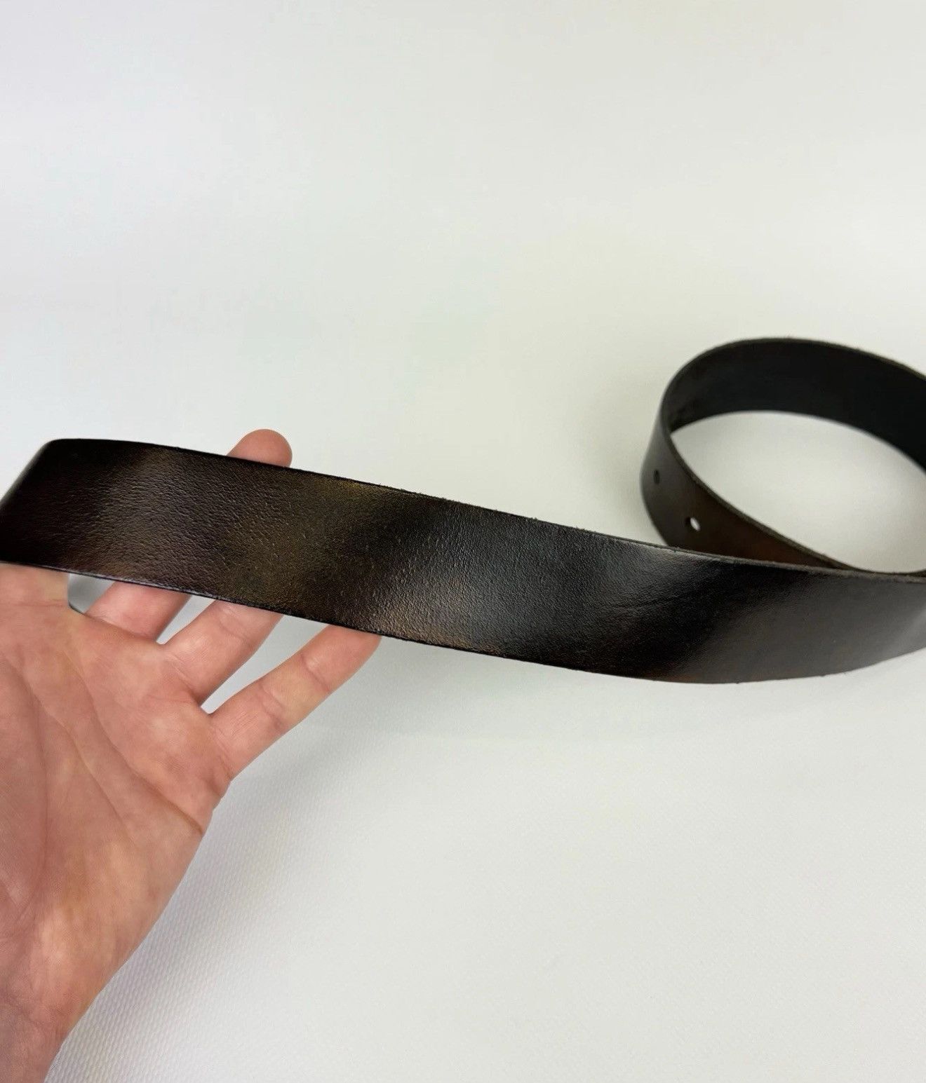 G-Star G-Star Raw Avant Garde Leather Metal Belt Black Bronze Metal Size ONE SIZE - 4 Thumbnail