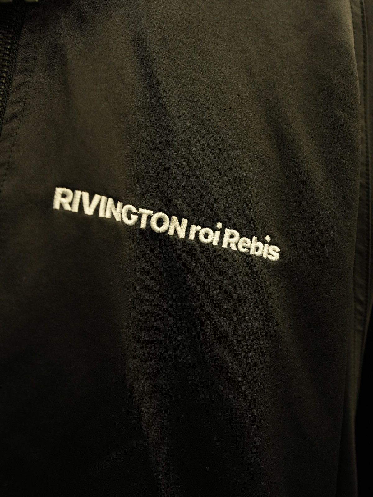 RRR-123 RRR123 Embroidered Logo Nylon Zip Up Jacket Size US S / EU 44-46 / 1 - 3 Thumbnail