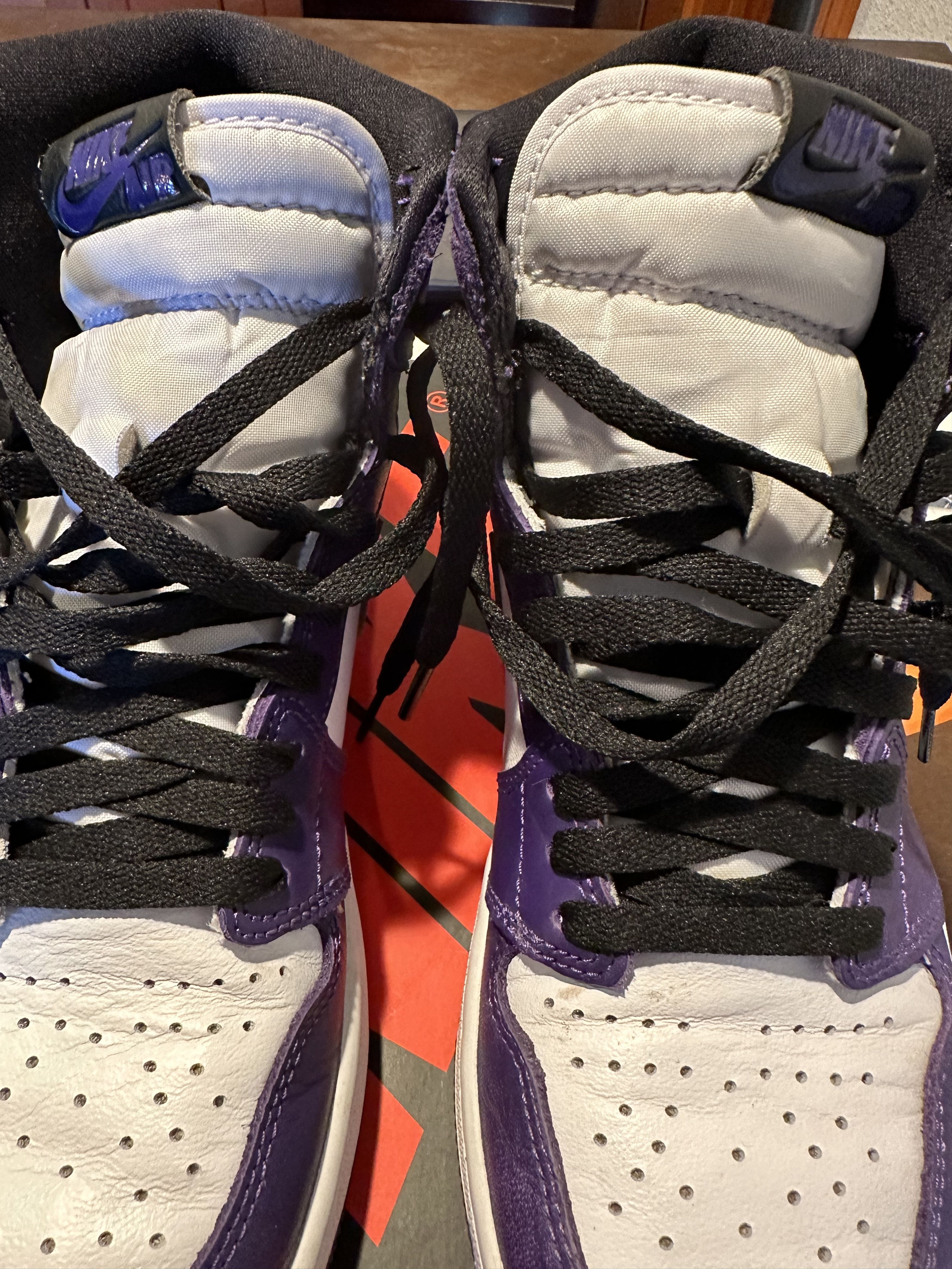 Jordan Brand Nike Air Jordan 1 High Court Purple Size US 8.5 / EU 41-42 - 11 Thumbnail