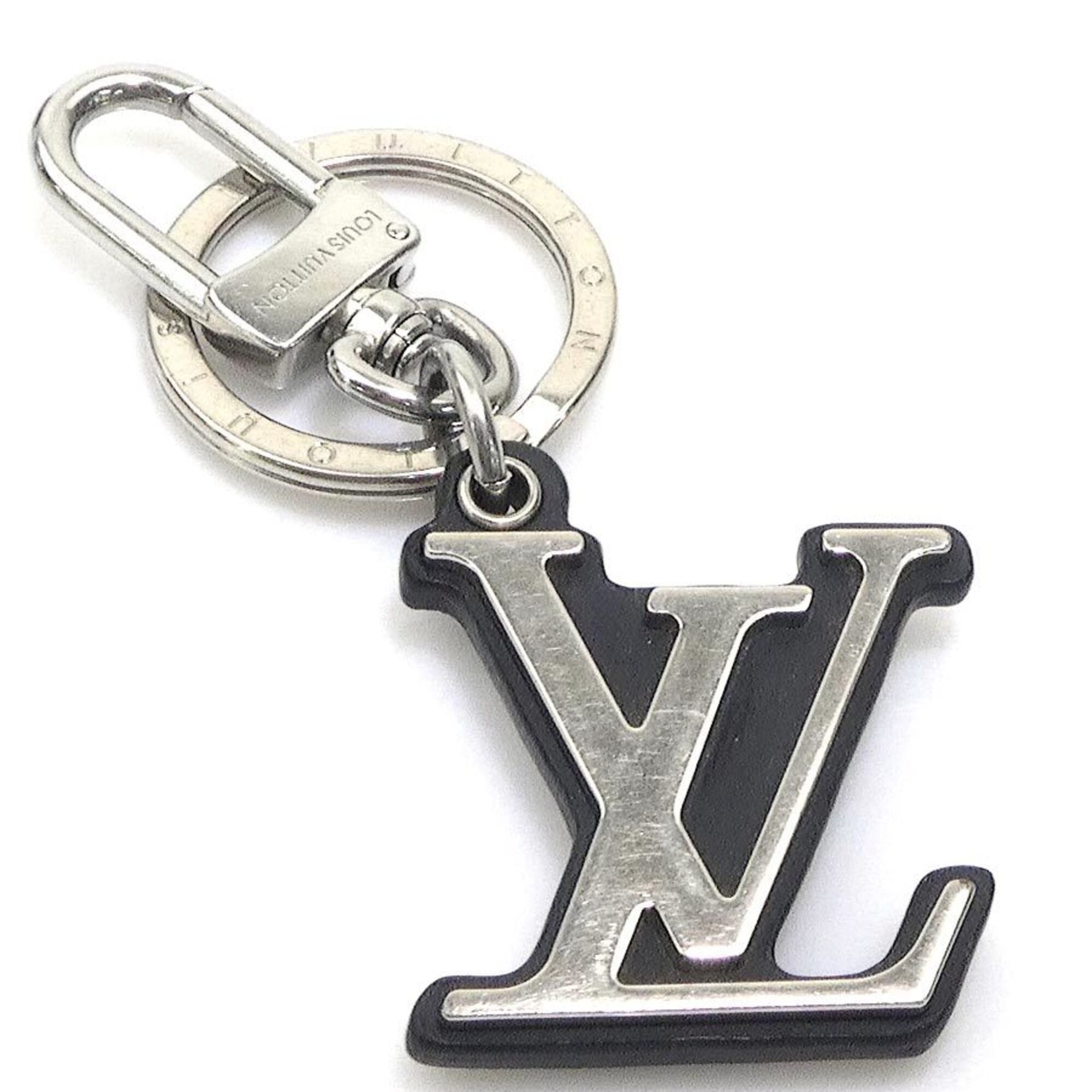 Louis Vuitton Louis Vuitton Charm Keyring Porte Clés LV Classic Metal Black Silver Men's Women's M00971 56670k Size ONE SIZE - 1 Thumbnail