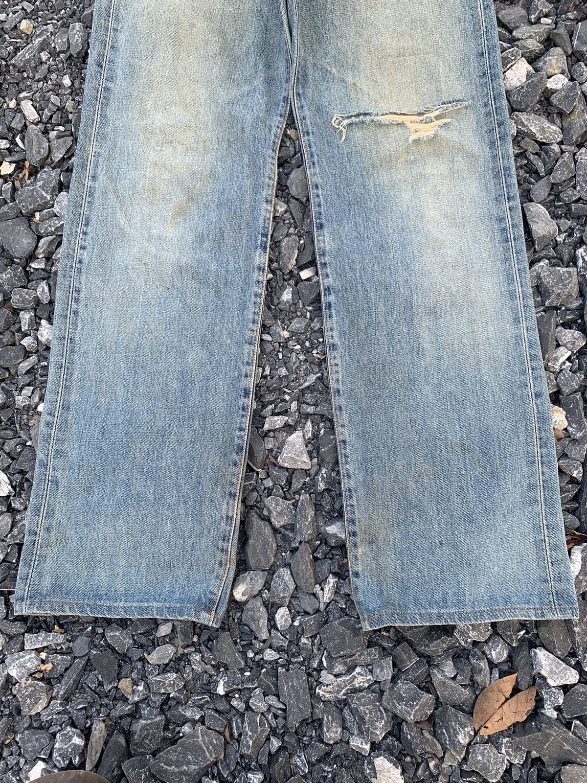 Kapital VINTAGE 505X SELVEDGE FADED JAPANESE DISTRESSED DENIM Size US 28 / EU 44 - 7 Thumbnail