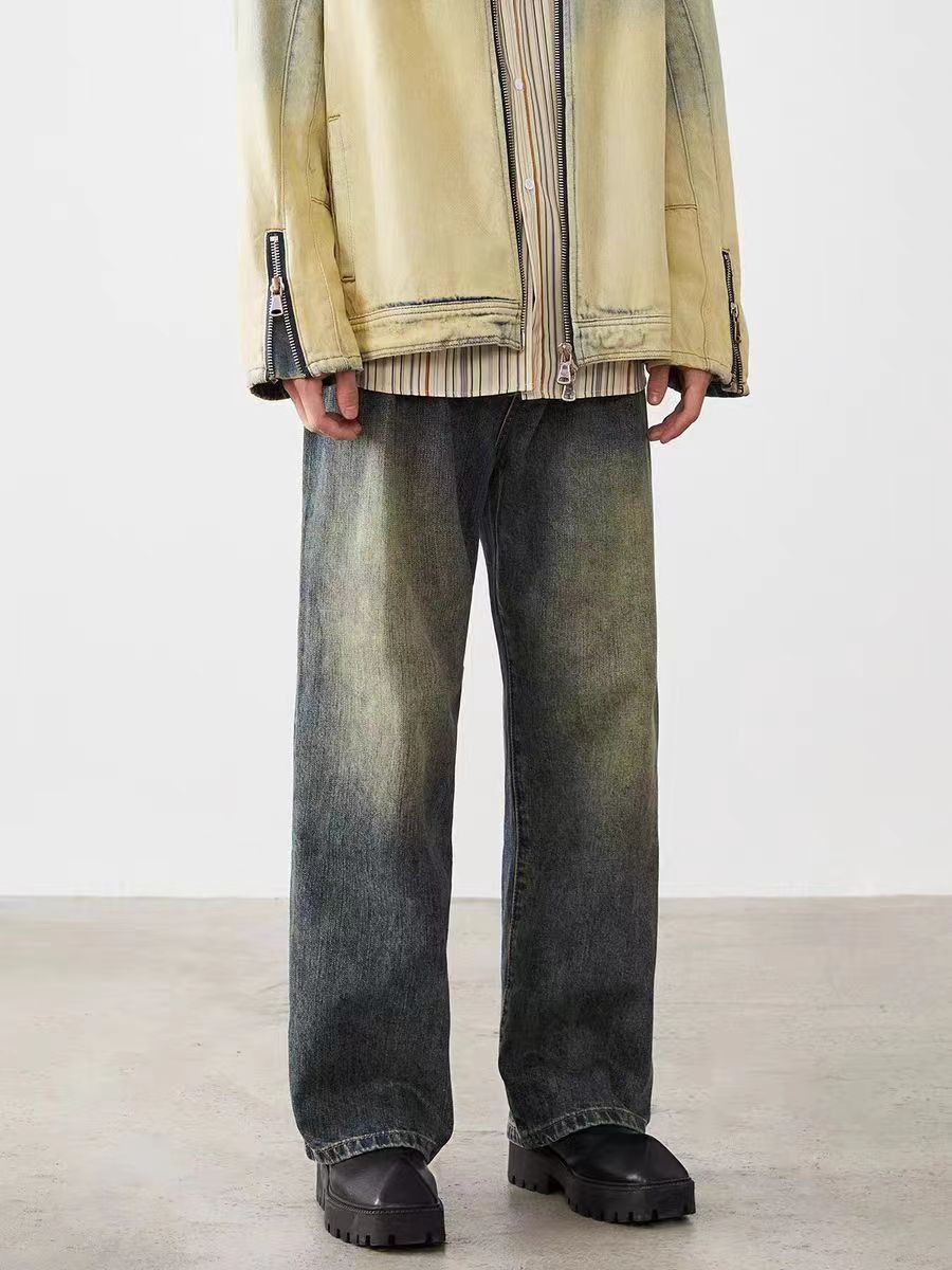 Japanese Brand × Vintage Vintage Street Washed Faded Loose Casual Jeans Y2K Size US 36 / EU 52 - 2 Thumbnail