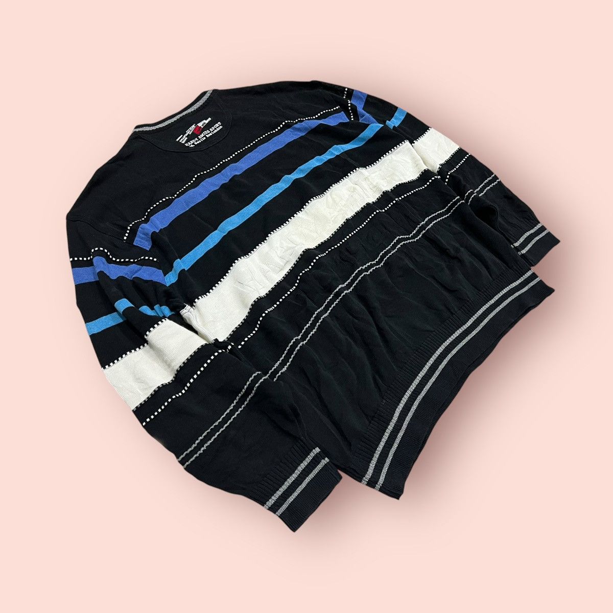 Designer × Hardy Amies VINTAGE HARDY AMIES SPORT PULLOVER SWEATER Size US L / EU 52-54 / 3 - 15 Thumbnail