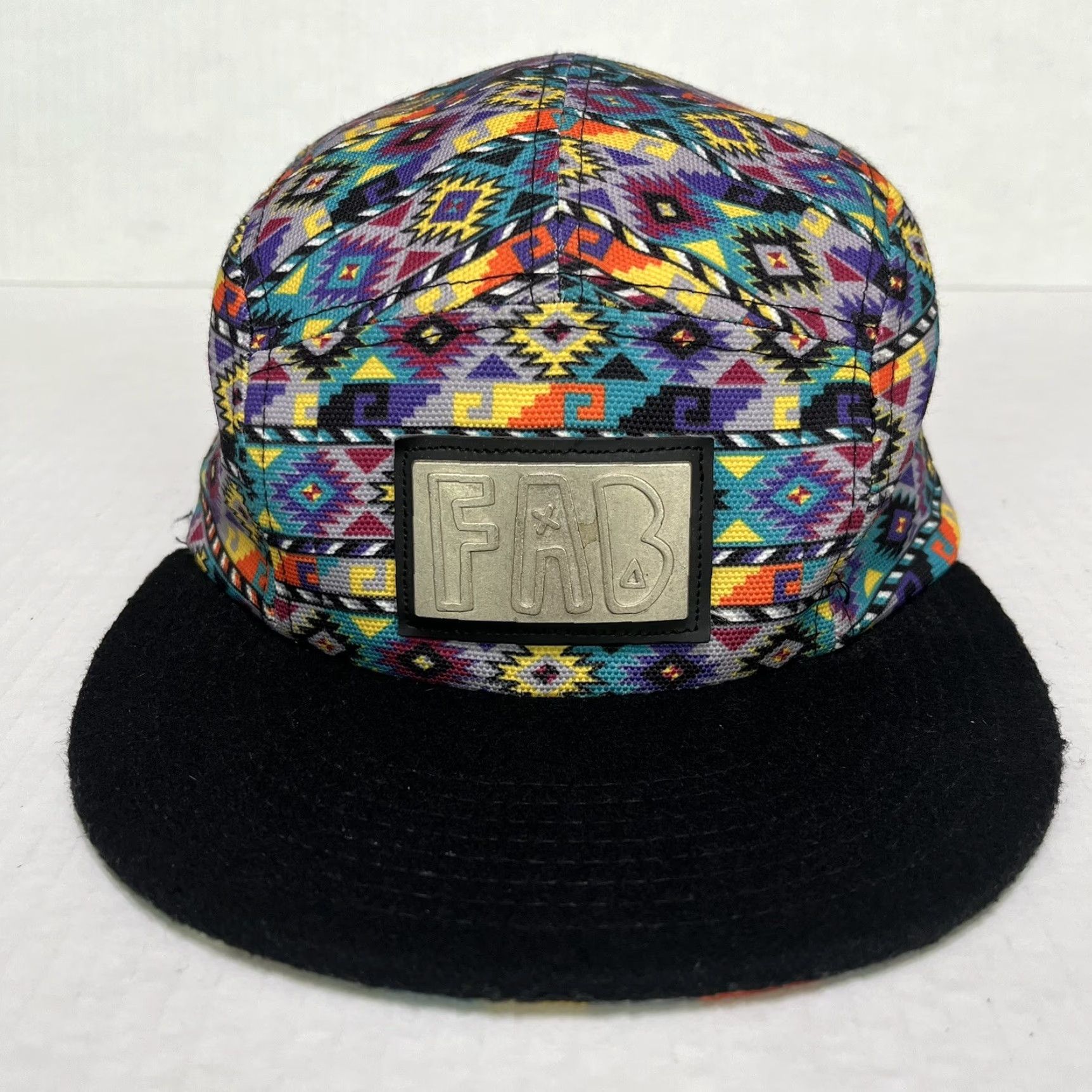 Vintage VINTAGE Grassroots Hat Cap 5 Panel Snap Back Aztec FAB 420 Marissa Favazza Grassroots California Hat Size ONE SIZE - 2 Thumbnail