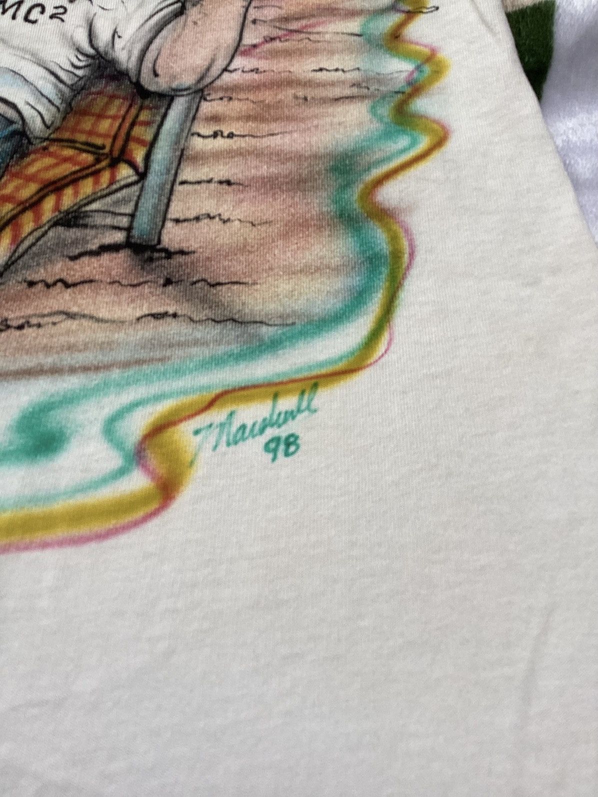 Other × Vintage ‘98 Albert Einstein free at last retired spray paint artwork Size US M / EU 48-50 / 2 - 3 Thumbnail