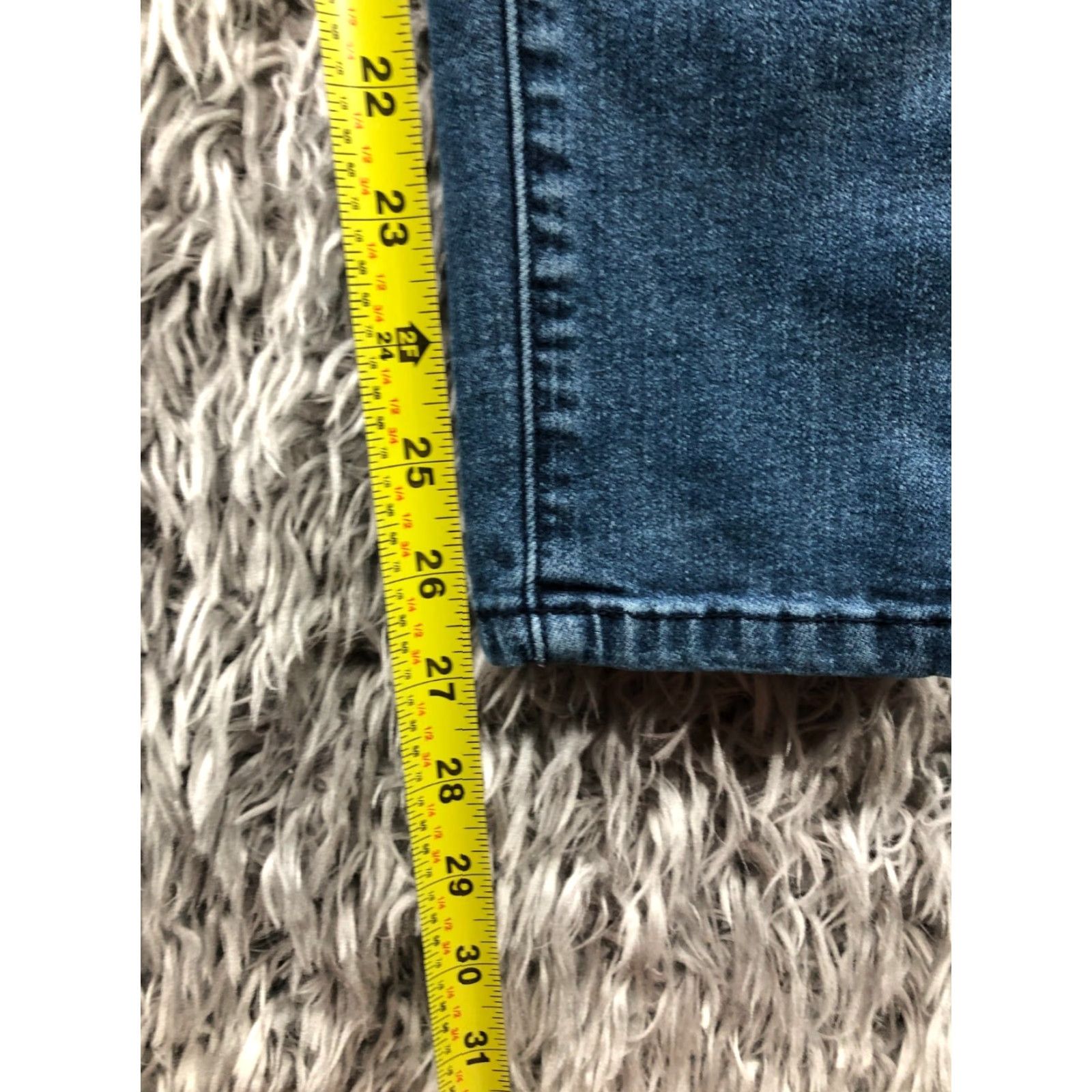 Anne Klein VINTAGE Anne Klein Skinny Jeans - 10 Womens Medium Wash Blue Flaw Size 32" / US 10 / IT 46 - 3 Thumbnail
