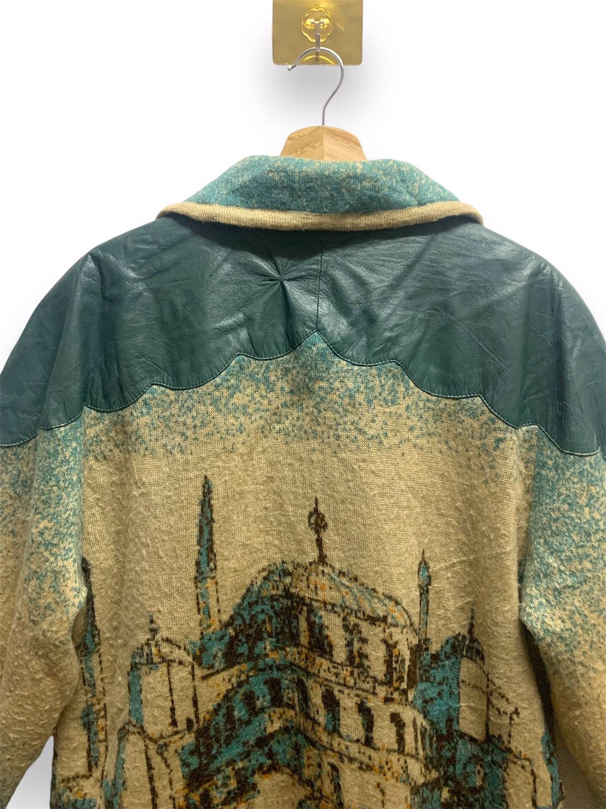 Japanese Brand × Vintage Vintage Unbrand Art Wool Long Coat Jacket Size XL / US 12-14 / IT 48-50 - 7 Thumbnail