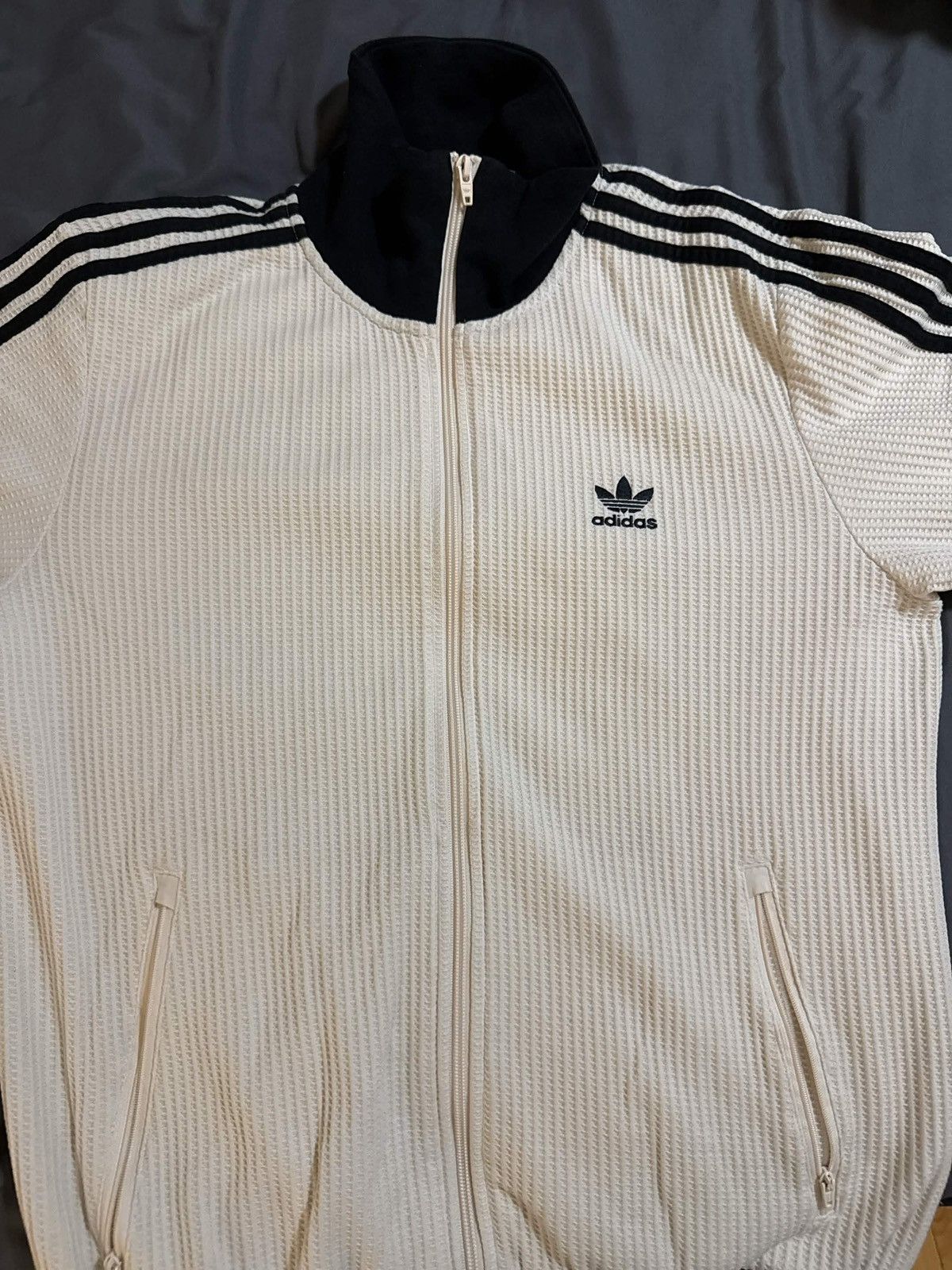 Adidas adidas Beckenbauer Waffle Track Jacket Size US L / EU 52-54 / 3 - 1 Thumbnail