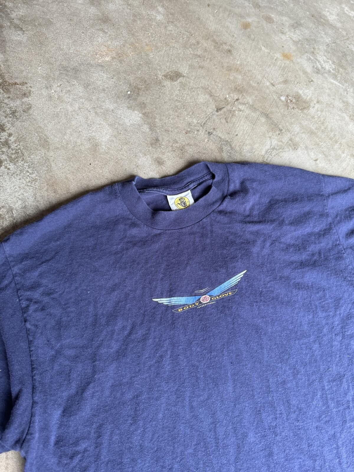 Body Glove Vintage Body Glove Surf single stitch Back Hit Blue Tee L Size US L / EU 52-54 / 3 - 1 Thumbnail