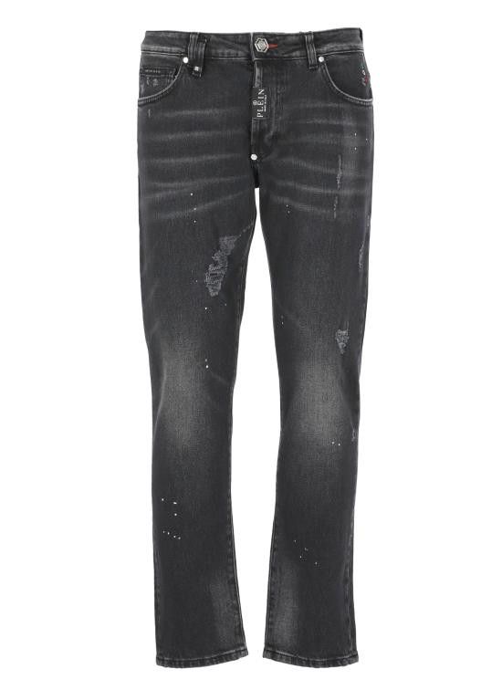 Philipp Plein Men's Charcoal Fuegal Fight Club Straight Leg outlets Lee Jeans Size: 31