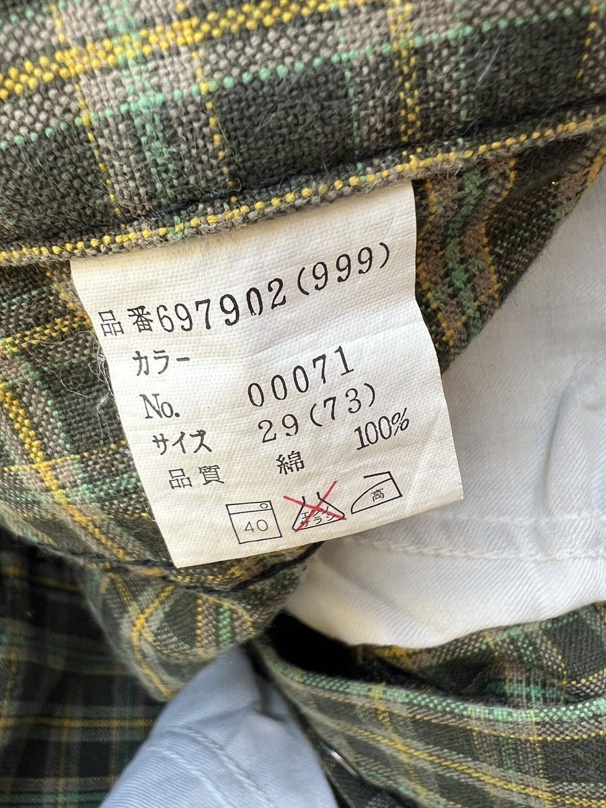 Paul Smith Vtg Paul Smith Made in Japan Checkered Pant Size US 29 - 19 Thumbnail