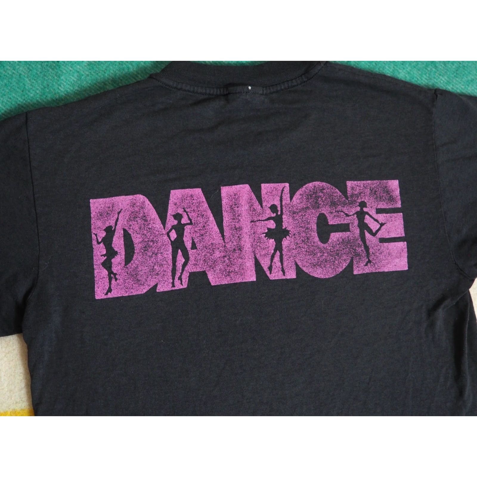 Hanes VTG 90s Hanes Dance Ballet Faded Black Purple Tee T-Shirt Unisex S Size US S / EU 44-46 / 1 - 3 Thumbnail