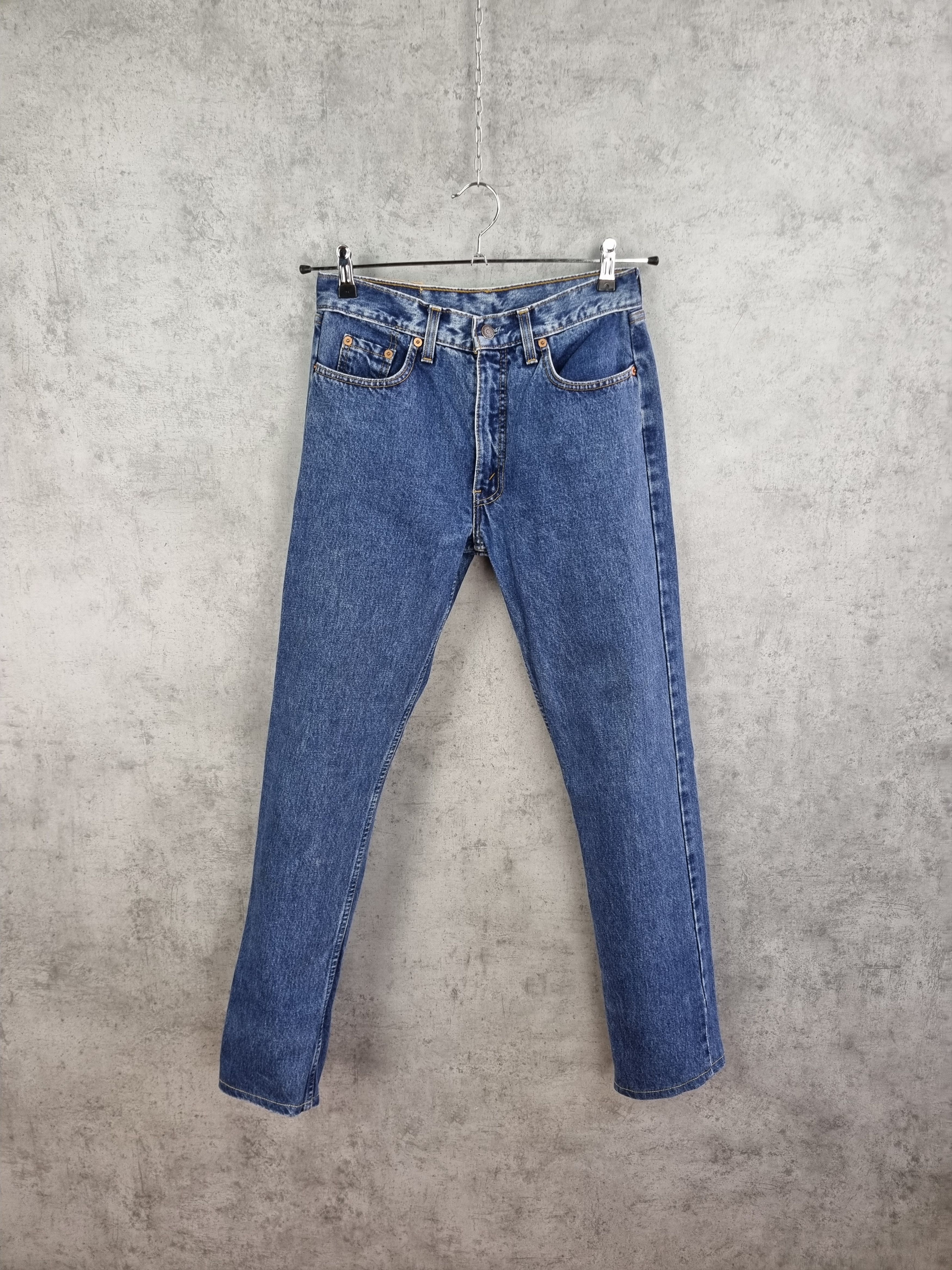 Levi's × Levi's Vintage Clothing × Vintage 95s Levi's Raw Denim Gorgeous Denim Jeans made in UK Size US 30 / EU 46 - 8 Thumbnail