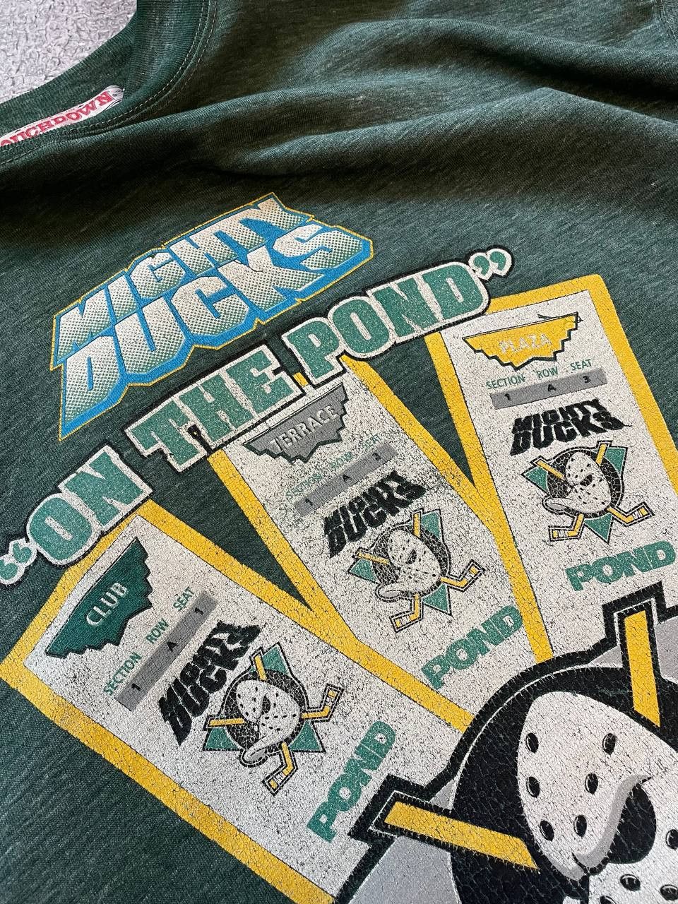 NHL Vintage t shirt Mighty Ducks made in Usa Size US XXL / EU 58 / 5 - 6 Thumbnail