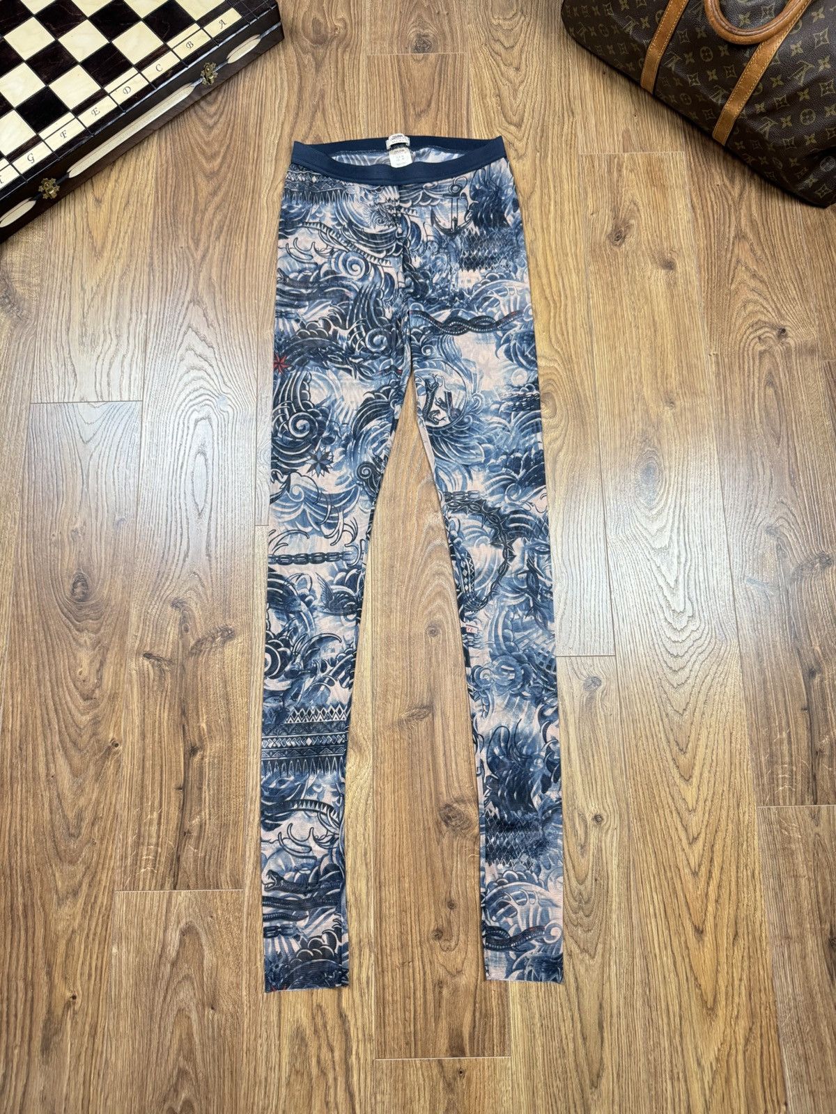 Jean Paul Gaultier Leggings Jean Paul Gaultier mesh tattoo original item Size M / US 6-8 / IT 42-44 - 1 Thumbnail