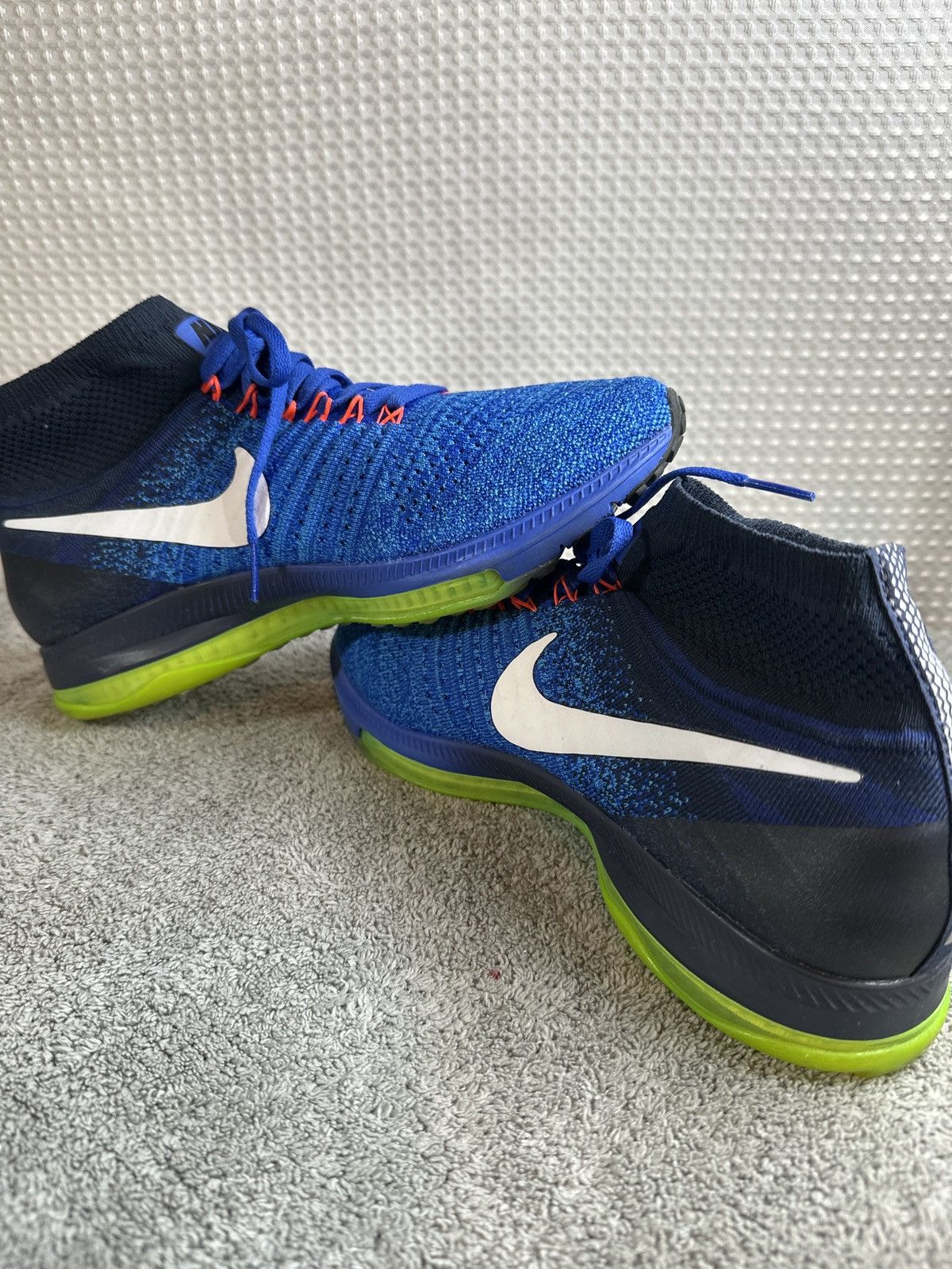 Nike Nike Wmns Zoom All Out Flyknit 'Racer Blue Volt' Size US 9.5 / IT 39.5 - 6 Thumbnail