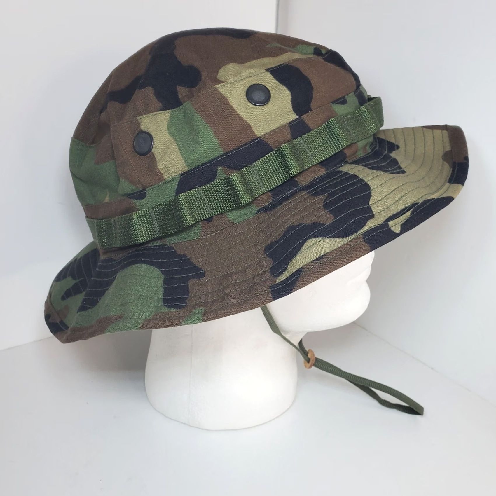CO VINTAGE Human Technologies Co Hat Mens 8 Camo Boonie Army Hunting Camping Outdoor Size ONE SIZE - 5 Thumbnail