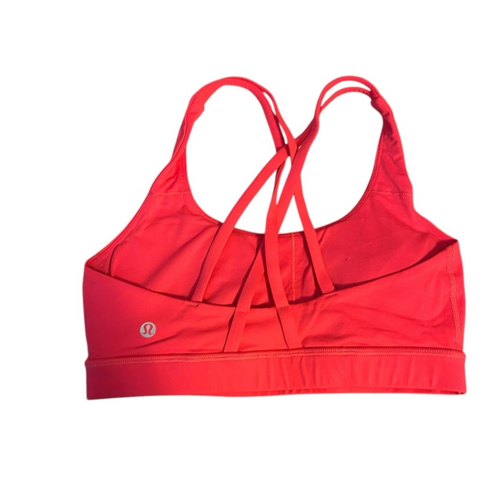 Lululemon Lululemon Carnation Red Energy Sports Bra Size ONE SIZE - 2 Thumbnail