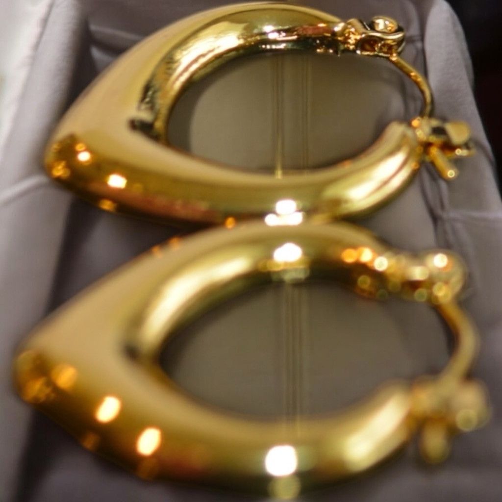 Disney × Jewelry Women's Stylish 18k Gold plated Hoop Earrings Size ONE SIZE - 12 Thumbnail