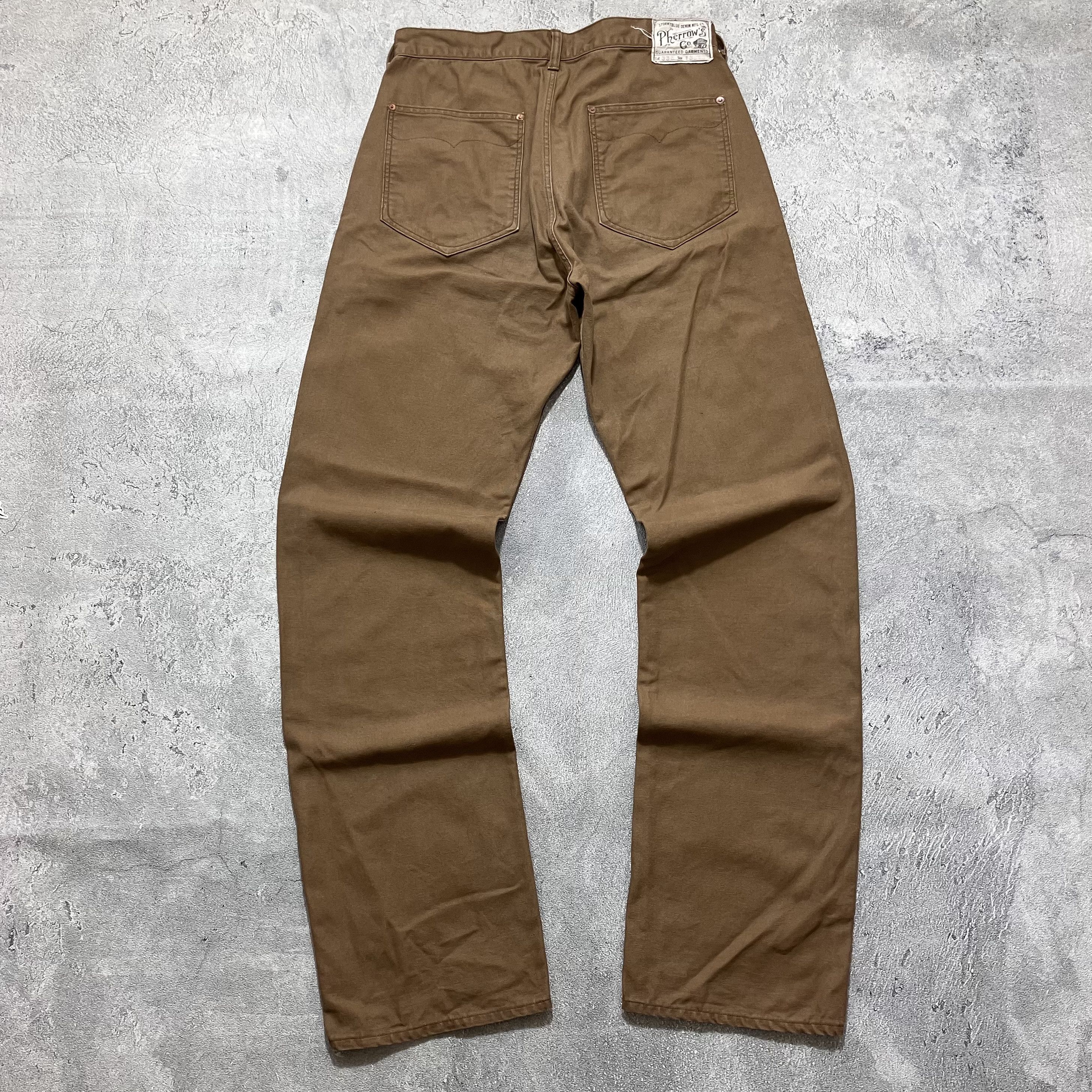 Pherrow's Pherrows 1930's brown duck canvas work pants Size US 34 / EU 50 - 6 Thumbnail