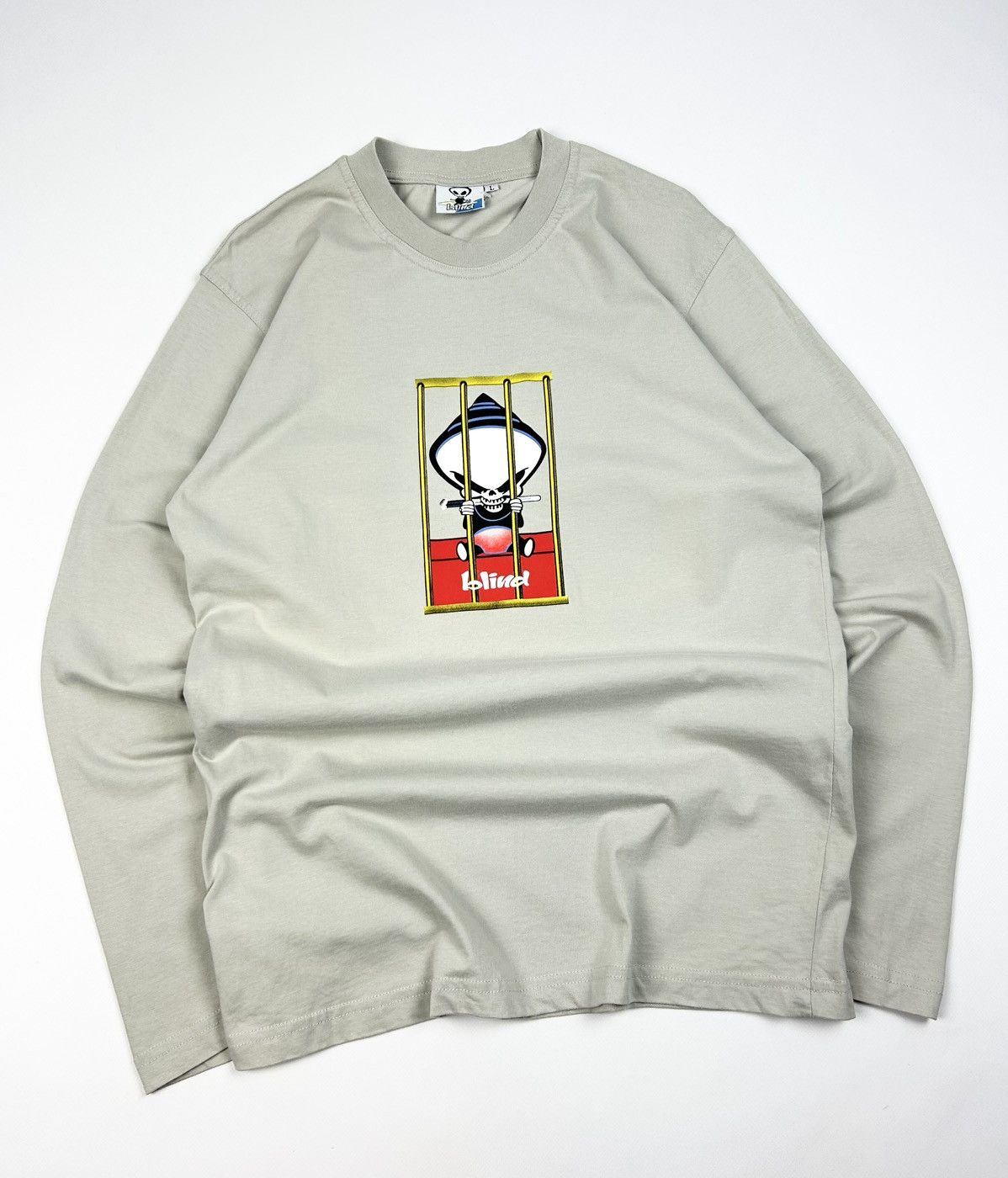 Blind Skateboards × JNCO × Vintage Vintage Blind Skateboards Reaper Long Sleeve 90s Size US L / EU 52-54 / 3 - 2 Thumbnail