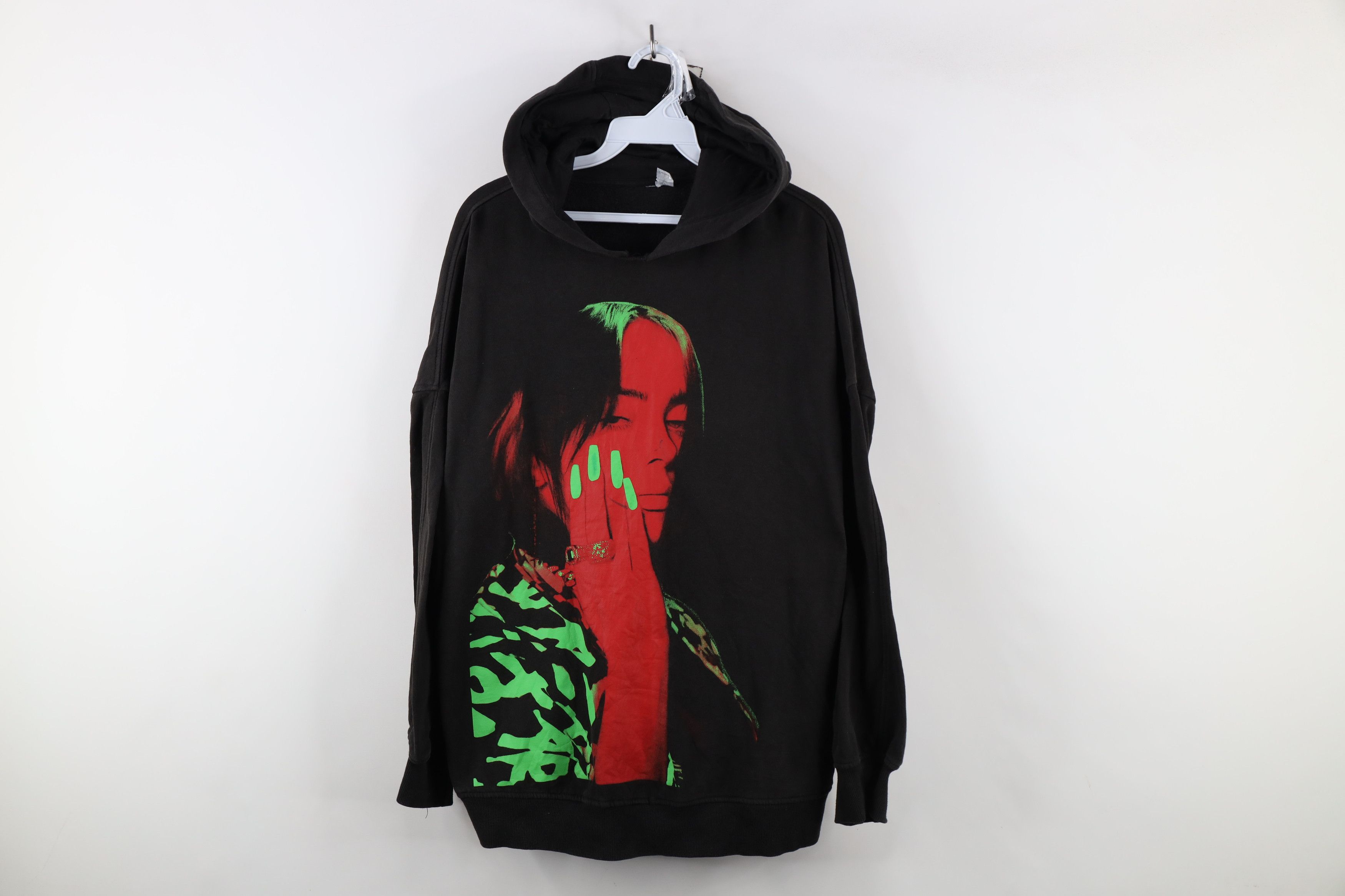 Vintage Billie Eilish Distressed Official Band Hoodie Sweatshirt Size XL / US 12-14 / IT 48-50 - 1 Thumbnail