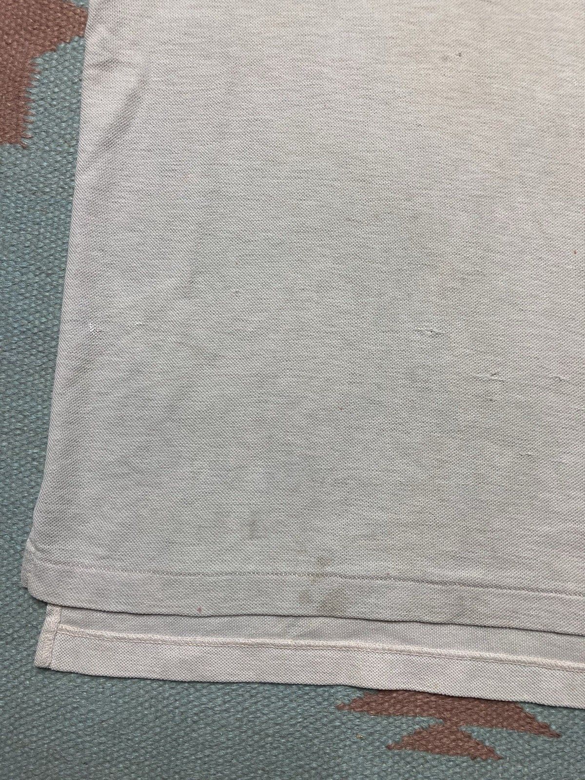 Vintage Vintage 70s polo shirt blank gray cream stained men’s small Size US S / EU 44-46 / 1 - 2 Thumbnail